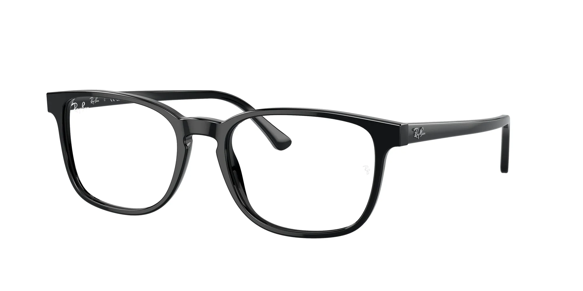 Ray - Ban RX5418 2000 Montature da vista Acetato Nero Trasparente Pillow Normale - immagine 1