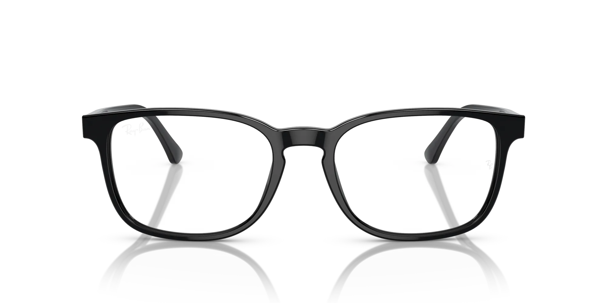 Ray - Ban RX5418 2000 Montature da vista Acetato Nero Trasparente Pillow Normale - immagine 3