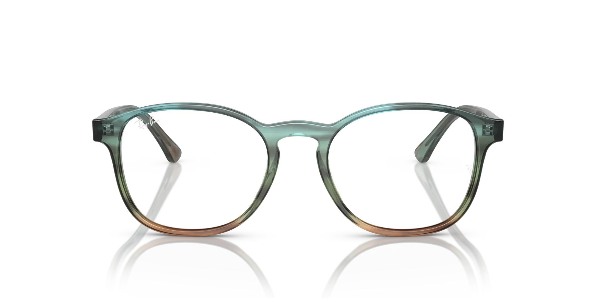 Ray - Ban RX5417 8252 Montature da vista Acetato Multi-colore Trasparente Pantos Normale - immagine 3