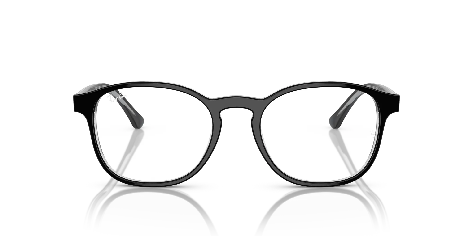 Ray - Ban RX5417 2034 Montature da vista Acetato Nero Trasparente Pantos Normale - immagine 3