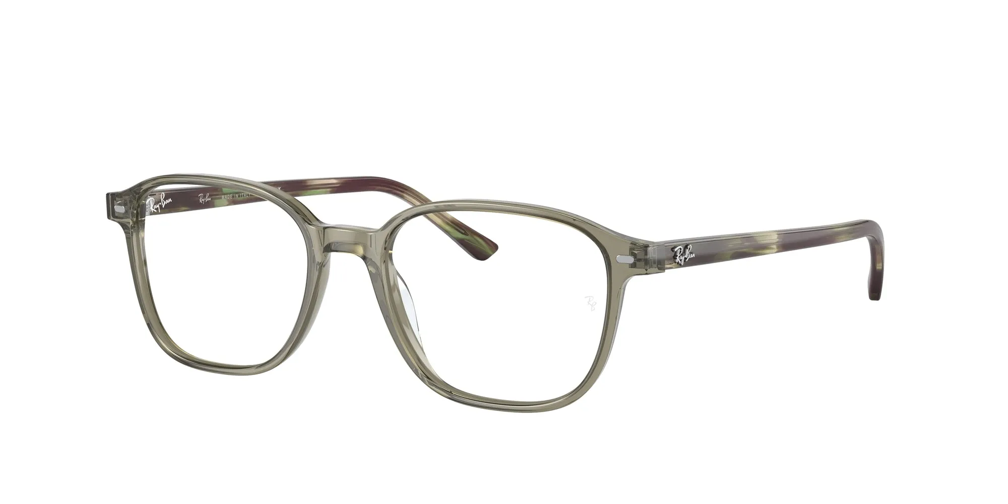 Ray - Ban RX5393 LEONARD 8178 Montature da vista Acetato Verde Trasparente Squadrata Normale - immagine 1