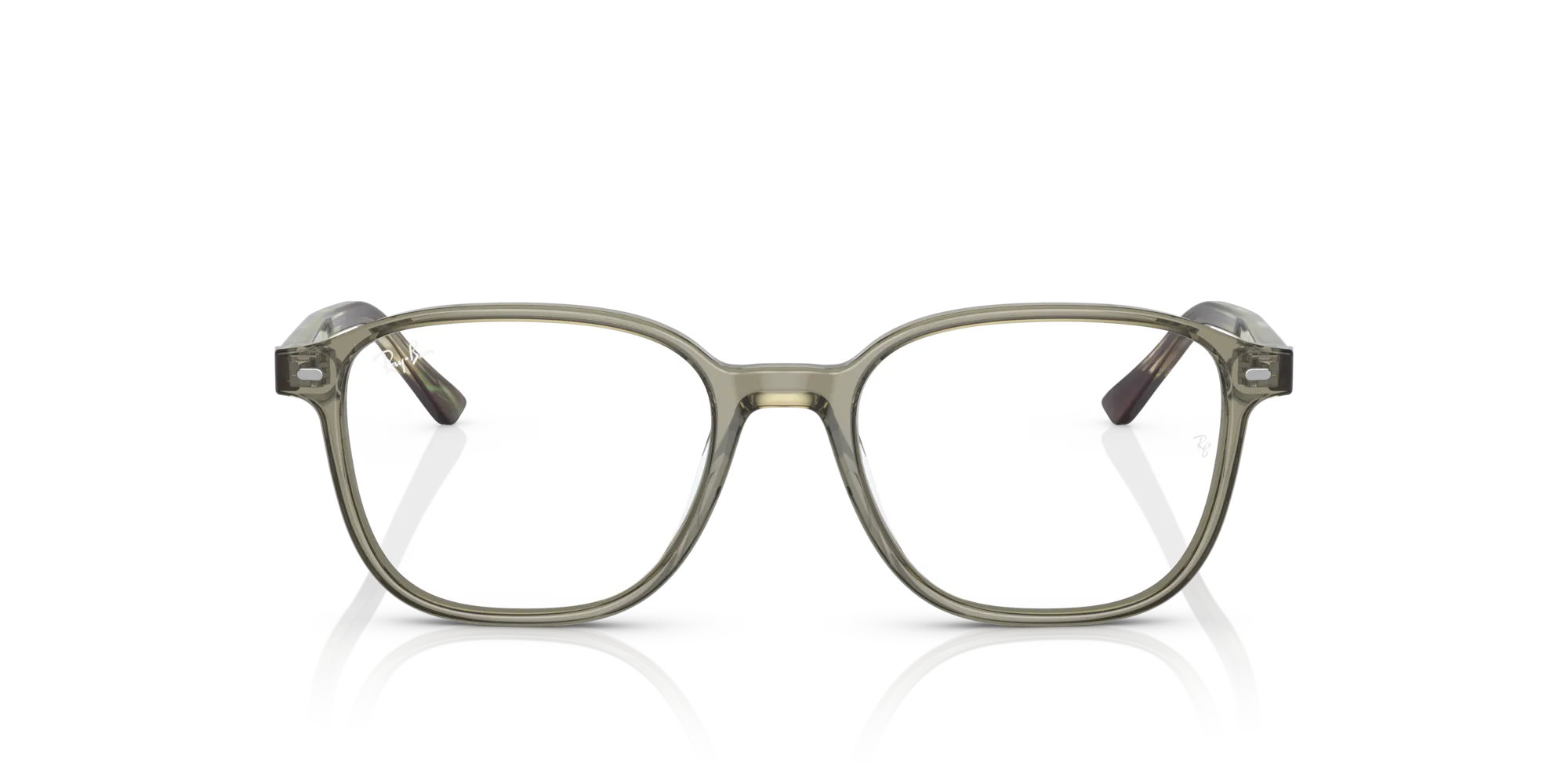 Ray - Ban RX5393 LEONARD 8178 Montature da vista Acetato Verde Trasparente Squadrata Normale - immagine 3
