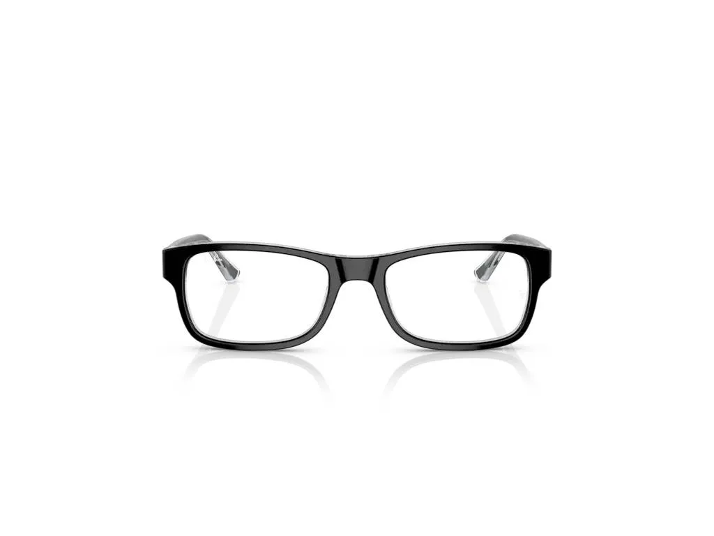Ray - Ban RX5268 2034 Montature da vista Acetato Nero Trasparente Squadrata Normale - immagine 2