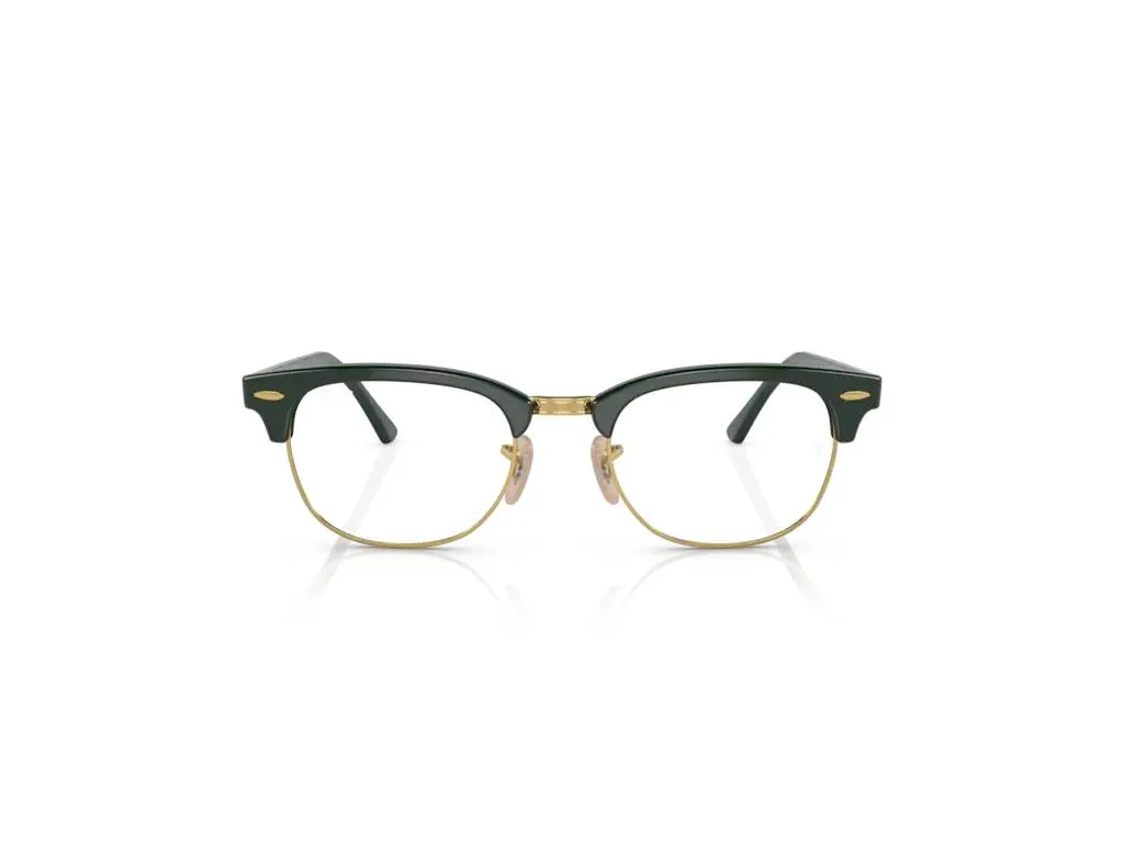 Ray - Ban RX5154 CLUBMASTER 8233 Montature da vista Acetato Verde Trasparente Squadrata Normale - immagine 2