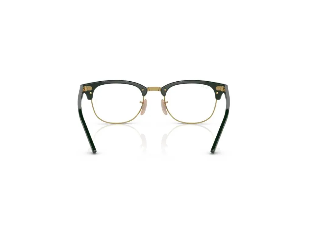 Ray - Ban RX5154 CLUBMASTER 8233 Montature da vista Acetato Verde Trasparente Squadrata Normale - immagine 4