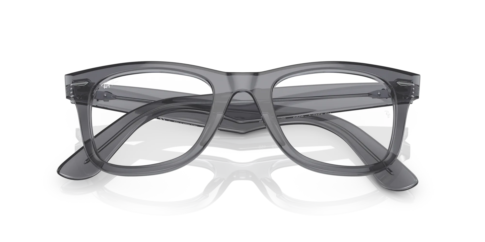 Ray - Ban RX4340V WAYFARER EASE 8225 Montature da vista Acetato Grigio Trasparente Squadrata Normale - immagine 2