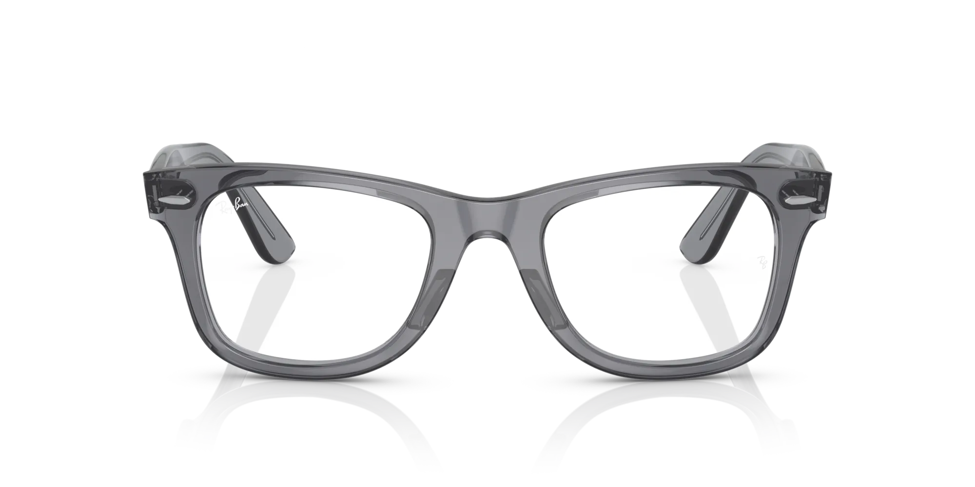 Ray - Ban RX4340V WAYFARER EASE 8225 Montature da vista Acetato Grigio Trasparente Squadrata Normale - immagine 3