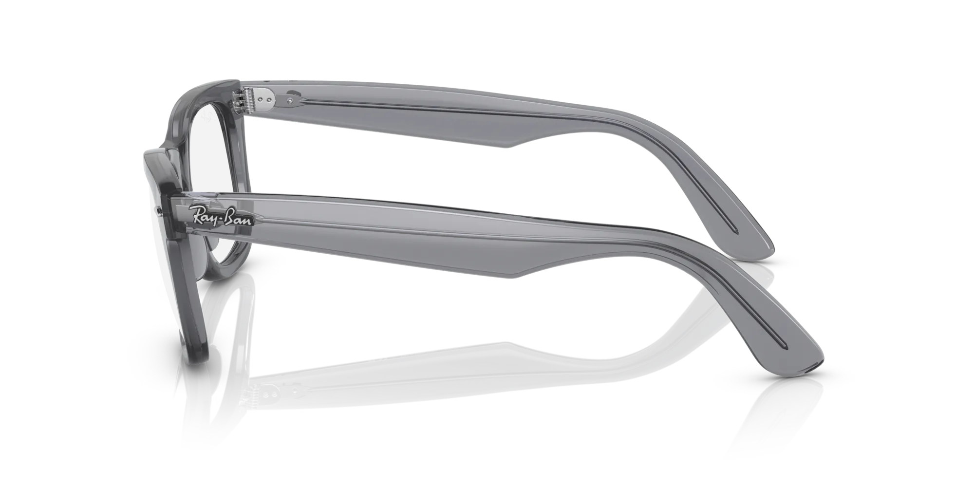 Ray - Ban RX4340V WAYFARER EASE 8225 Montature da vista Acetato Grigio Trasparente Squadrata Normale - immagine 4