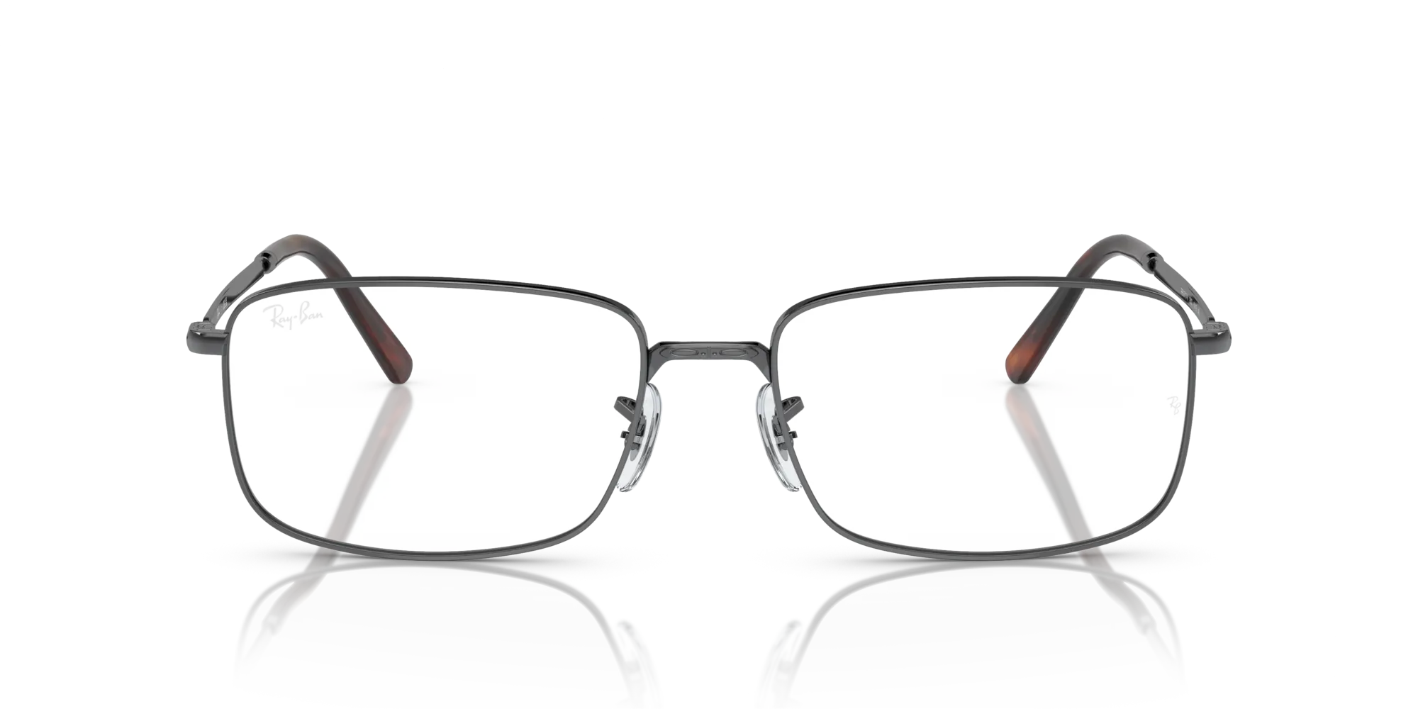 Ray - Ban RX3717V 2502 Montature da vista Metallo Grigio Trasparente Squadrata Normale - immagine 3