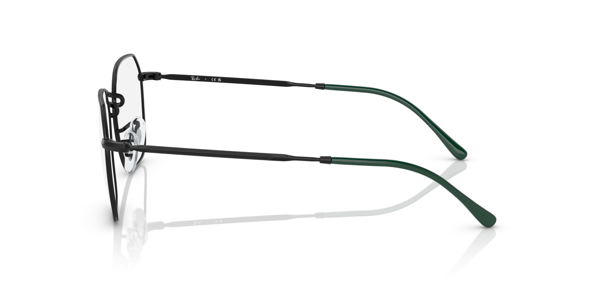 Ray - Ban RX3694V JIM 2509 Montature da vista Metallo Nero Trasparente Geometrica Normale - immagine 4