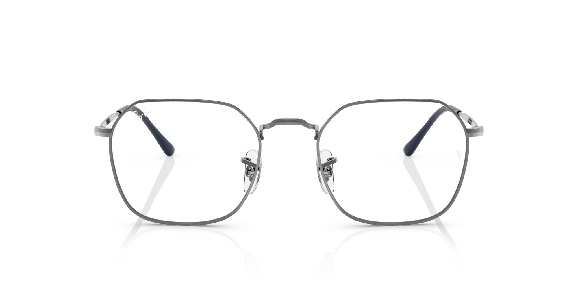 Ray - Ban RX3694V JIM 2502 Montature da vista Metallo Grigio Trasparente Geometrica Normale - immagine 3
