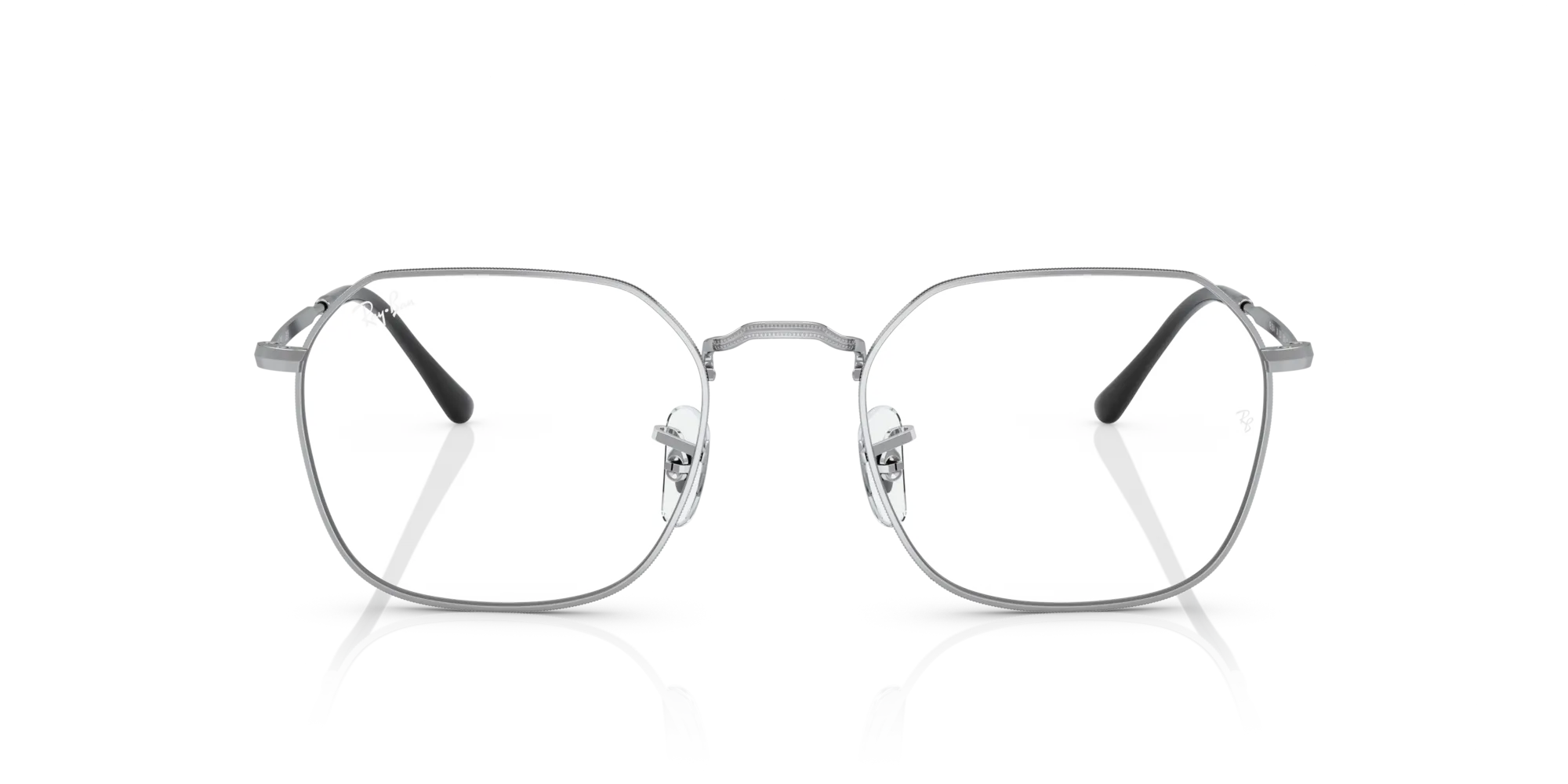 Ray - Ban RX3694V JIM 2501 Montature da vista Metallo Argento Trasparente Geometrica Normale - immagine 3