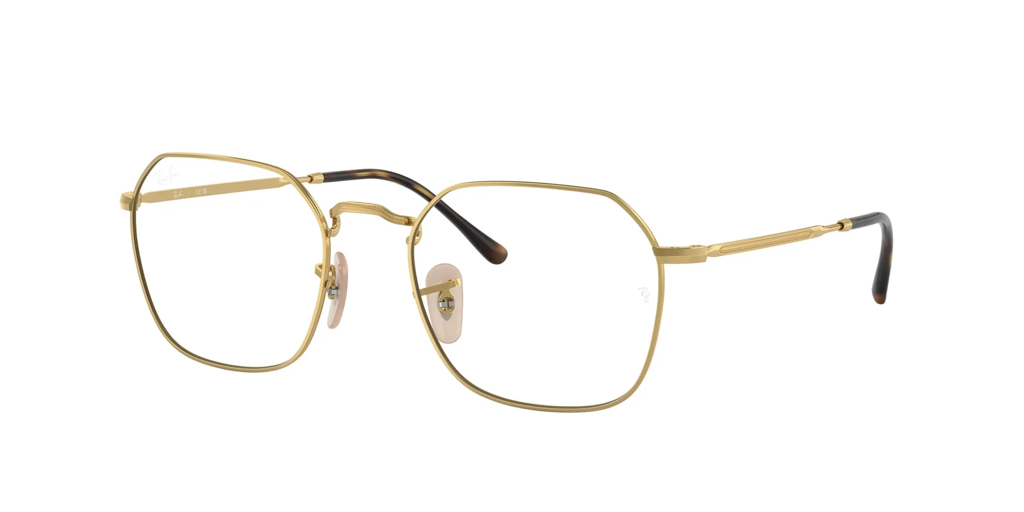 Ray - Ban RX3694V JIM 2500 Montature da vista Metallo Oro Trasparente Geometrica Normale - immagine 1