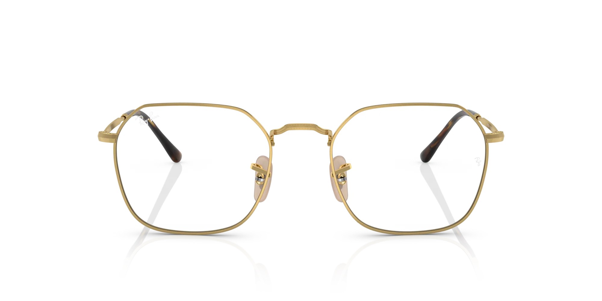 Ray - Ban RX3694V JIM 2500 Montature da vista Metallo Oro Trasparente Geometrica Normale - immagine 3