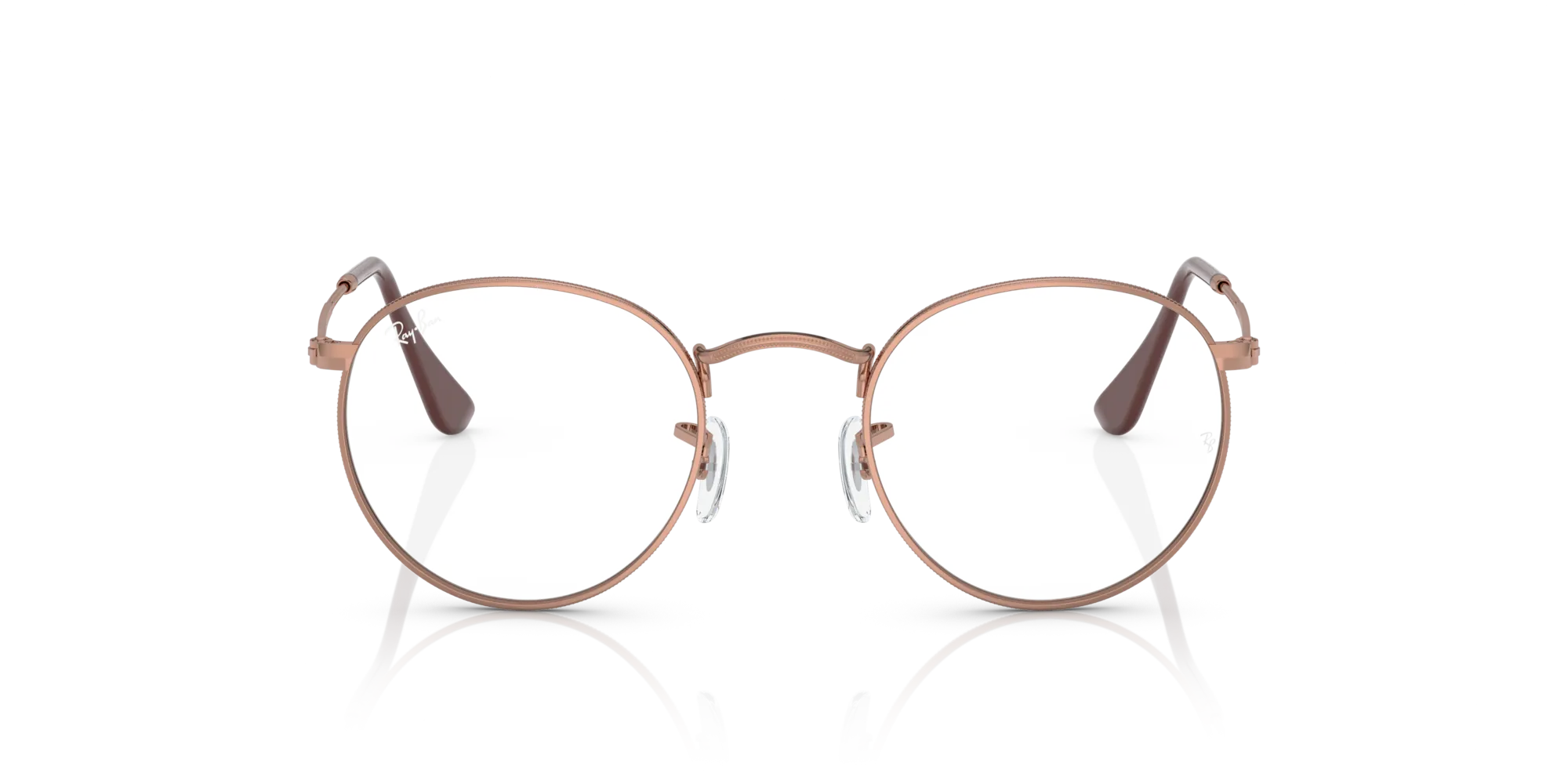 Ray - Ban RX3447V ROUND METAL 3094 Montature da vista Metallo Oro Trasparente Rotonda Normale - immagine 3