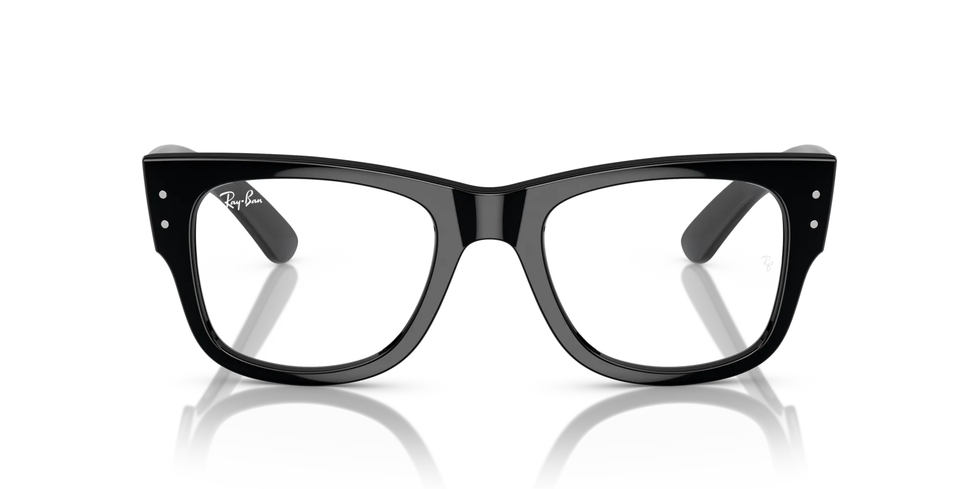 Ray - Ban RX0840V MEGA WAYFARER 2000 Montature da vista Acetato Nero Trasparente Squadrata Normale - immagine 3