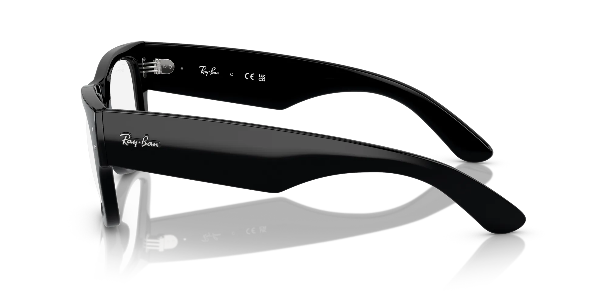 Ray - Ban RX0840V MEGA WAYFARER 2000 Montature da vista Acetato Nero Trasparente Squadrata Normale - immagine 4