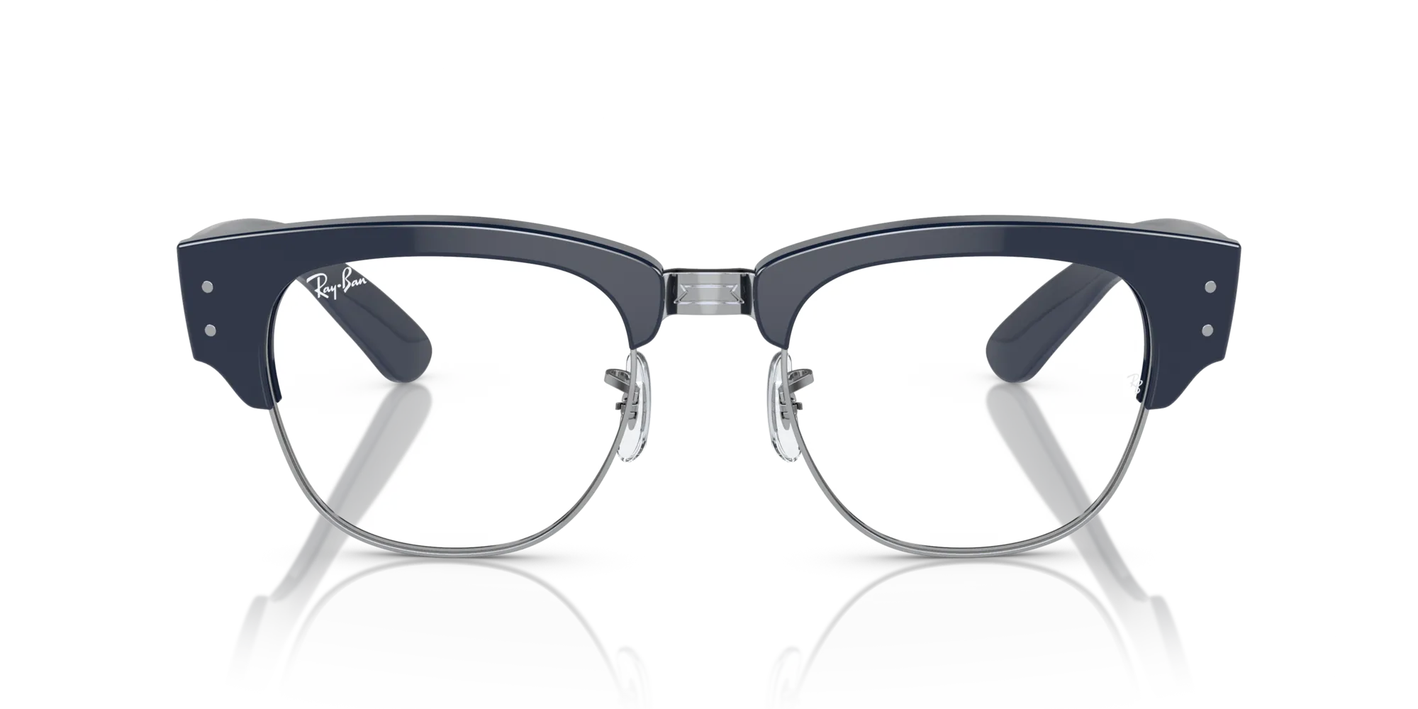 Ray - Ban RX0316V MEGA CLUBMASTER 8231 Montature da vista Acetato Blu Trasparente Squadrata Normale - immagine 3