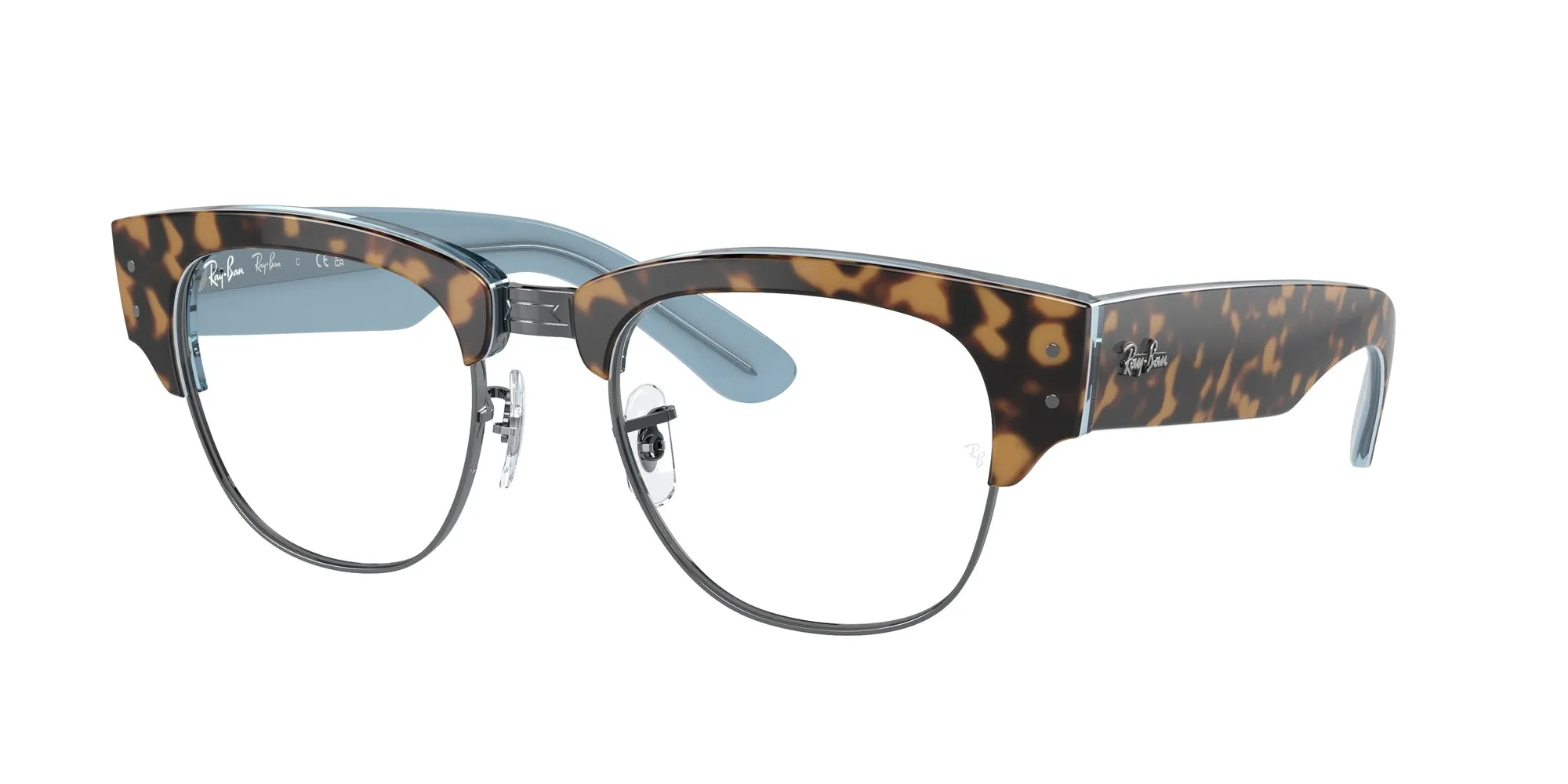 Ray - Ban RX0316V MEGA CLUBMASTER 5883 Montature da vista Acetato Tartaruga Trasparente Squadrata Normale - immagine 1
