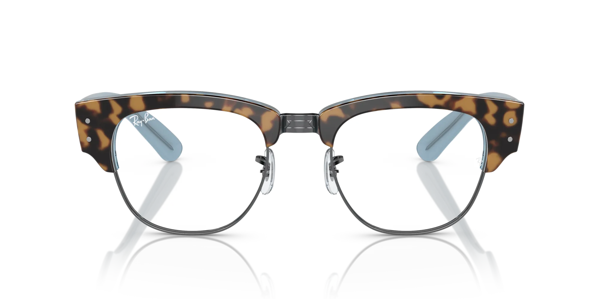 Ray - Ban RX0316V MEGA CLUBMASTER 5883 Montature da vista Acetato Tartaruga Trasparente Squadrata Normale - immagine 3