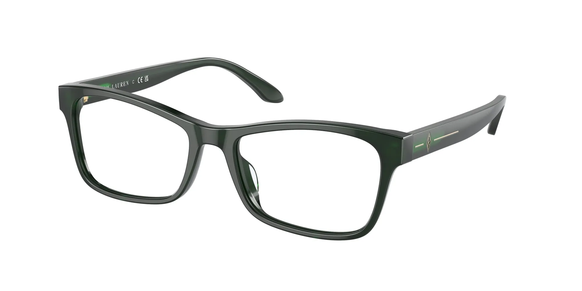 Ralph Lauren RL6229U 5421 Montature da vista Acetato Verde Trasparente Pillow Normale - immagine 1