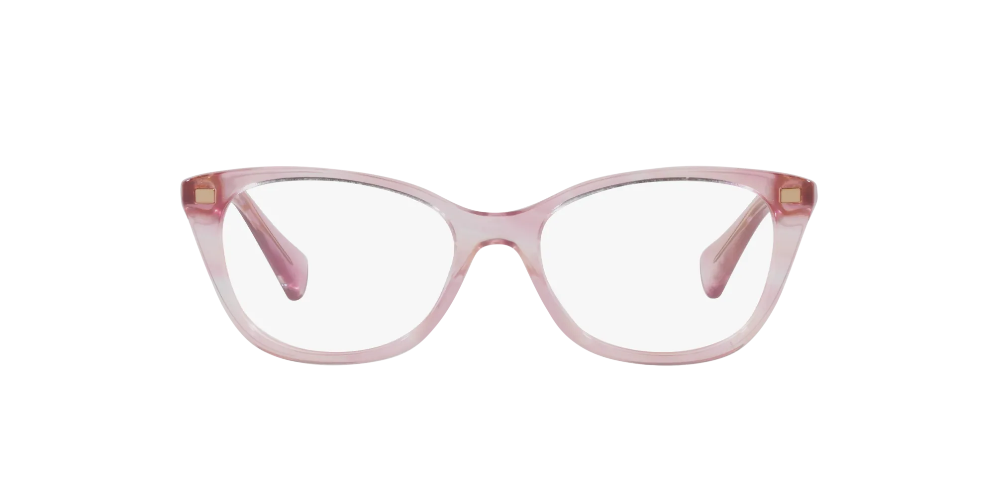 Ralph Lauren RA7146 6038 Montature da vista Acetato Rosa Trasparente Pillow Normale - immagine 2