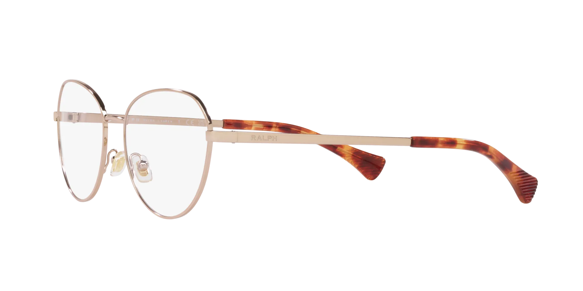 Ralph Lauren RA6054 9336 Montature da vista Metallo Oro Trasparente Geometrica Normale - immagine 4