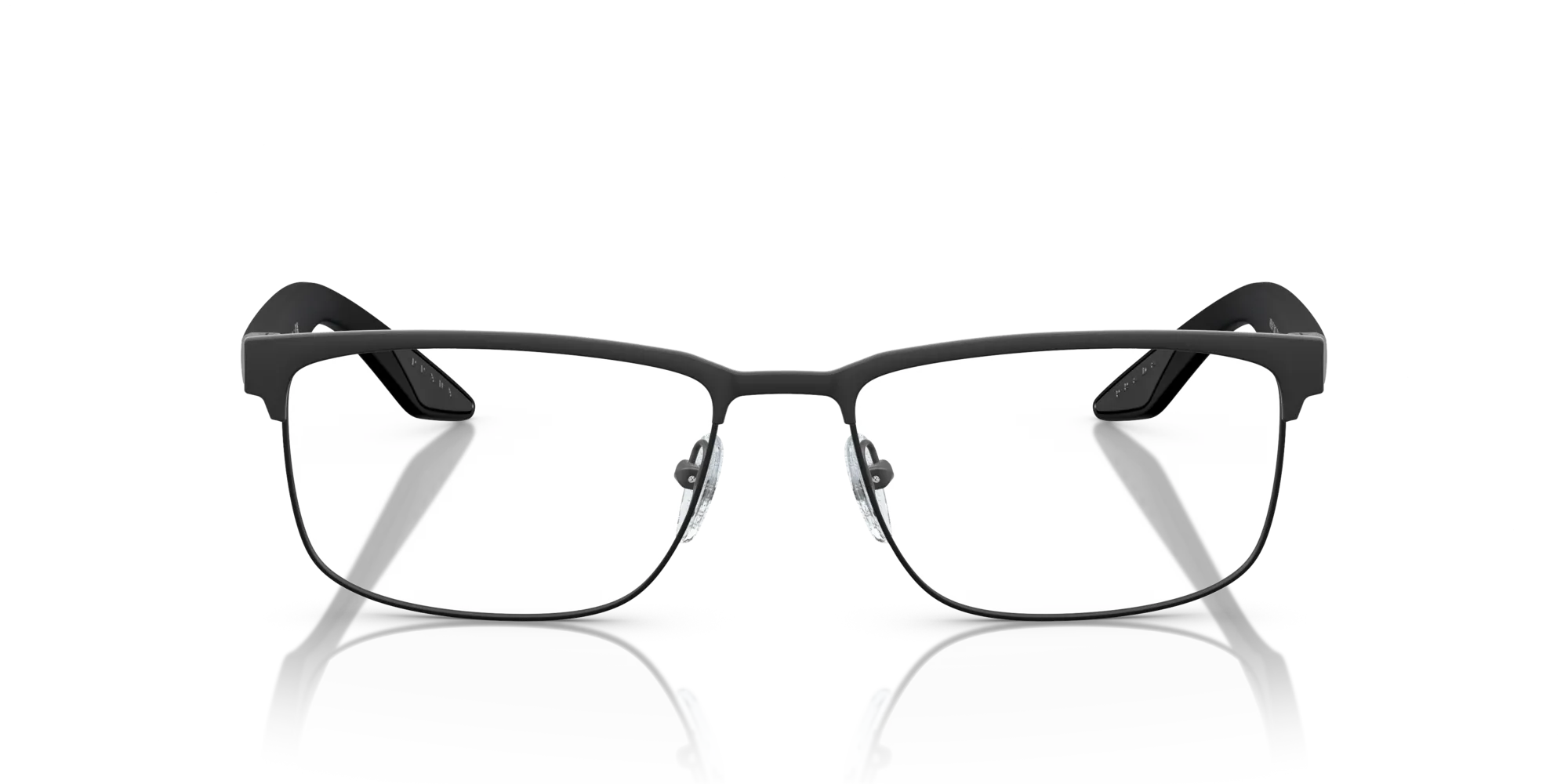 Prada Linea Rossa PS 51PV DG01O1 Montature da vista Metallo Nero Squadrata Normale - immagine 3