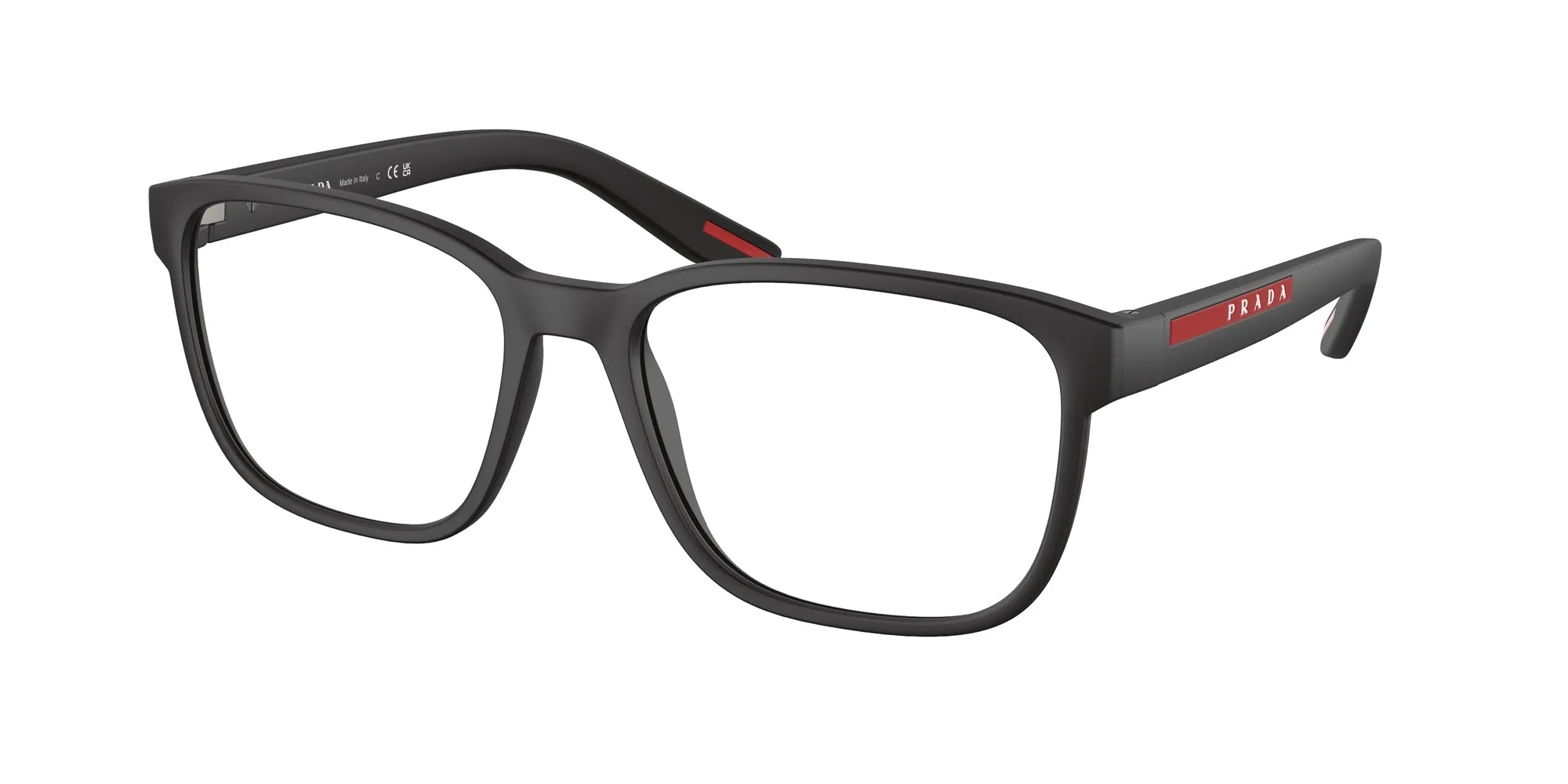Prada Linea Rossa PS 06PV DG01O1 Montature da vista Nylon Nero Pillow Normale - immagine 1