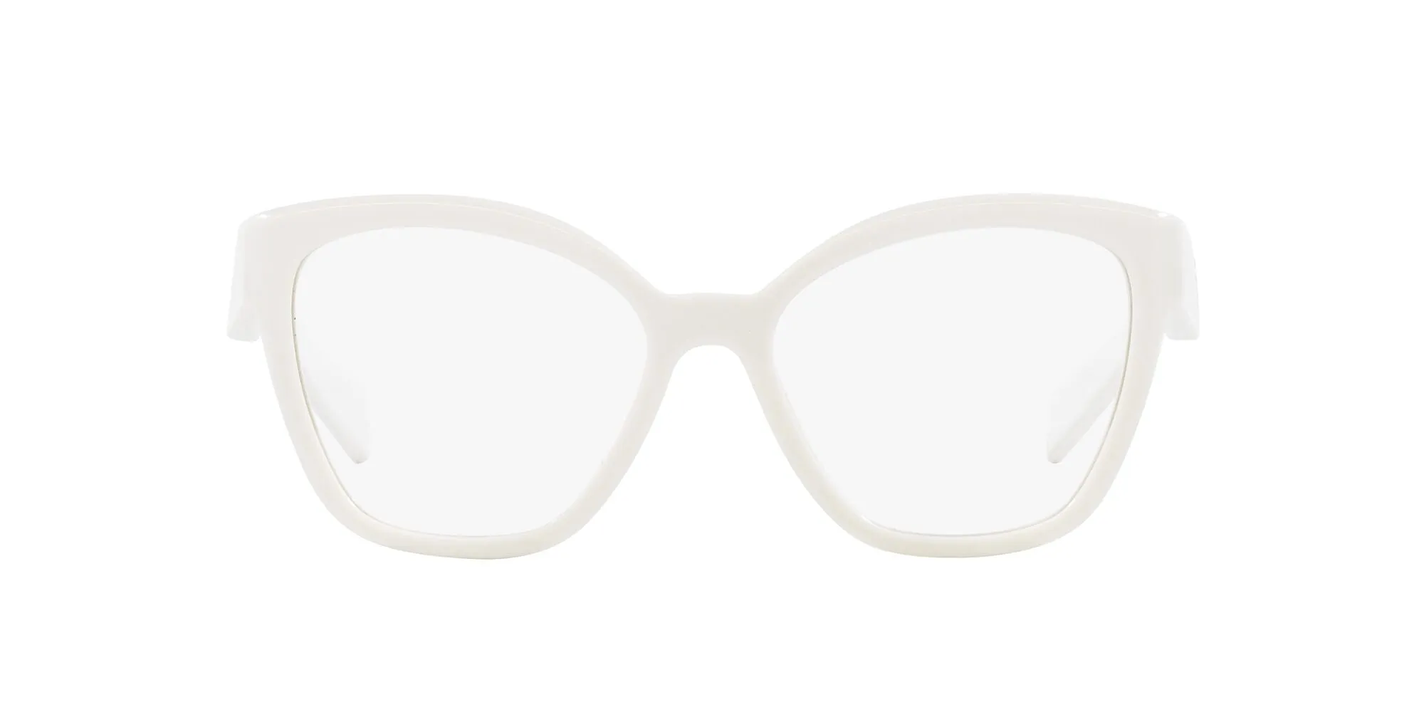 Prada PR 20ZV 17K1O1 Montature da vista Acetato Nero Trasparente Geometrica Normale - immagine 2
