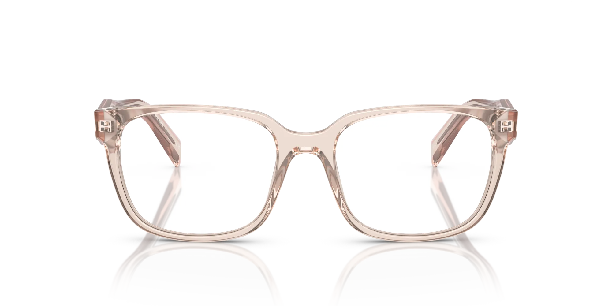 Prada PR 17ZV 15J1O1 Montature da vista Acetato Rosa Squadrata Normale - immagine 3