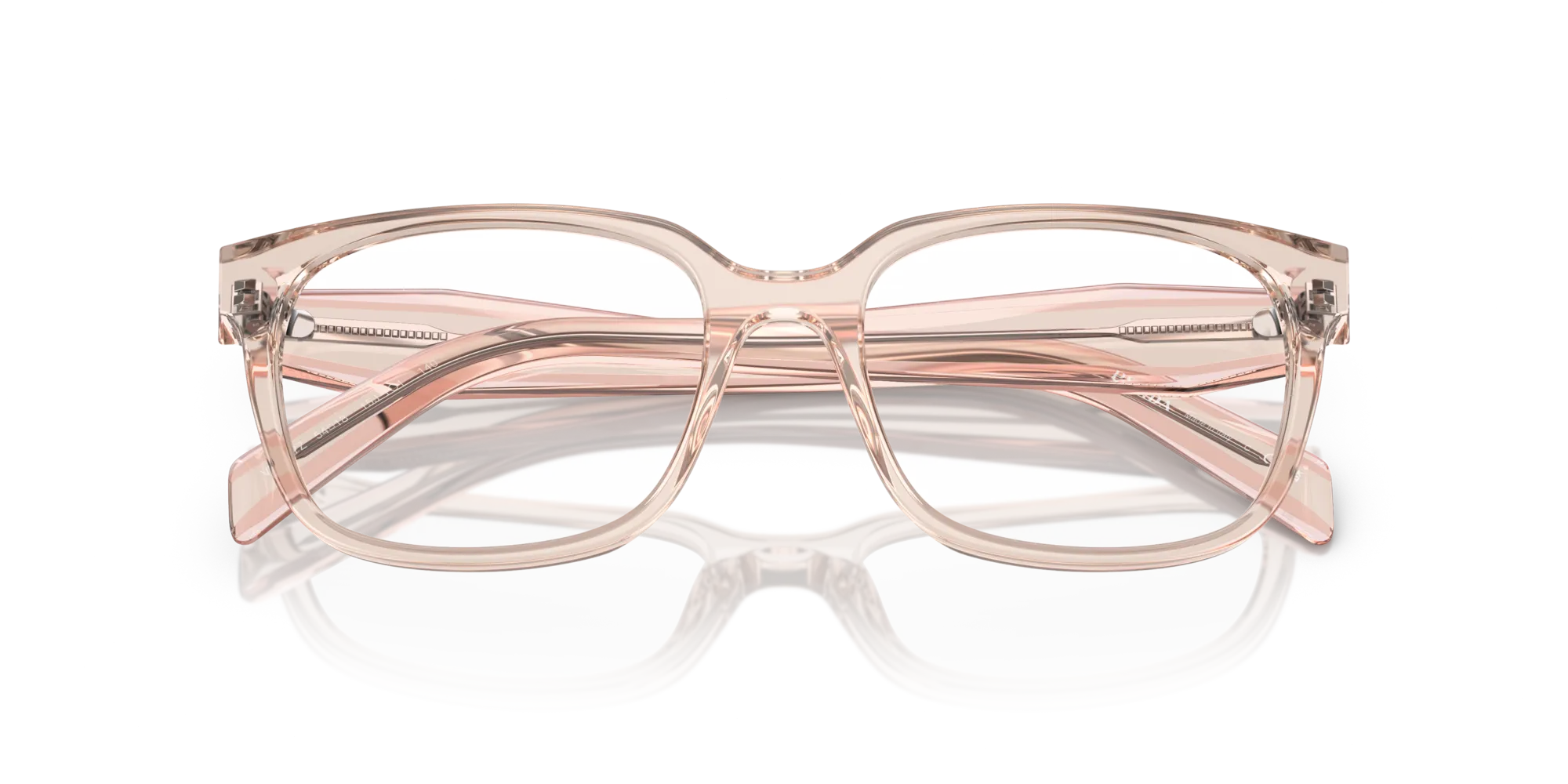 Prada PR 17ZV 15J1O1 Montature da vista Acetato Rosa Squadrata Normale - immagine 2
