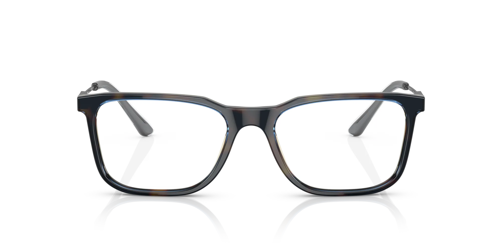 Prada PR 05ZV ZXH1O1 Montature da vista Acetato Blu Squadrata - immagine 3
