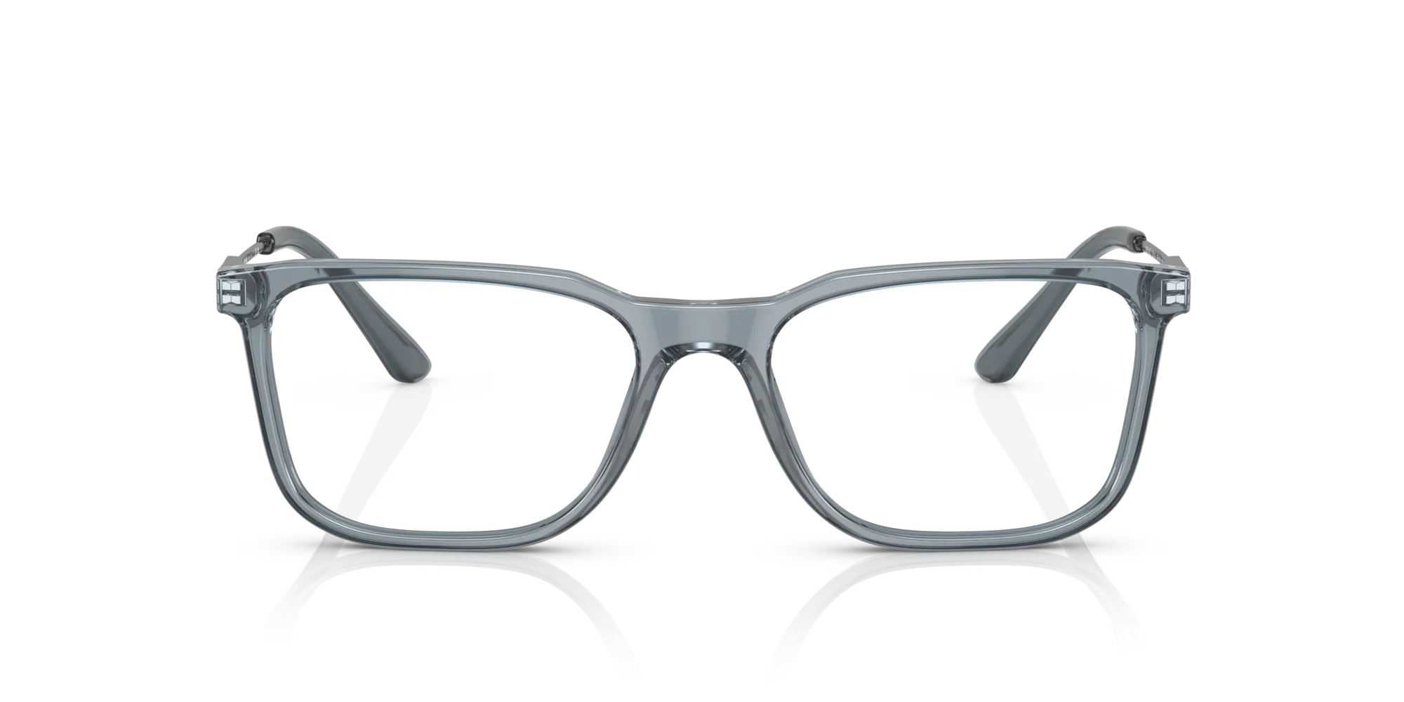 Prada PR 05ZV 19F1O1 Montature da vista Acetato Trasparente Trasparente Squadrata Normale - immagine 3