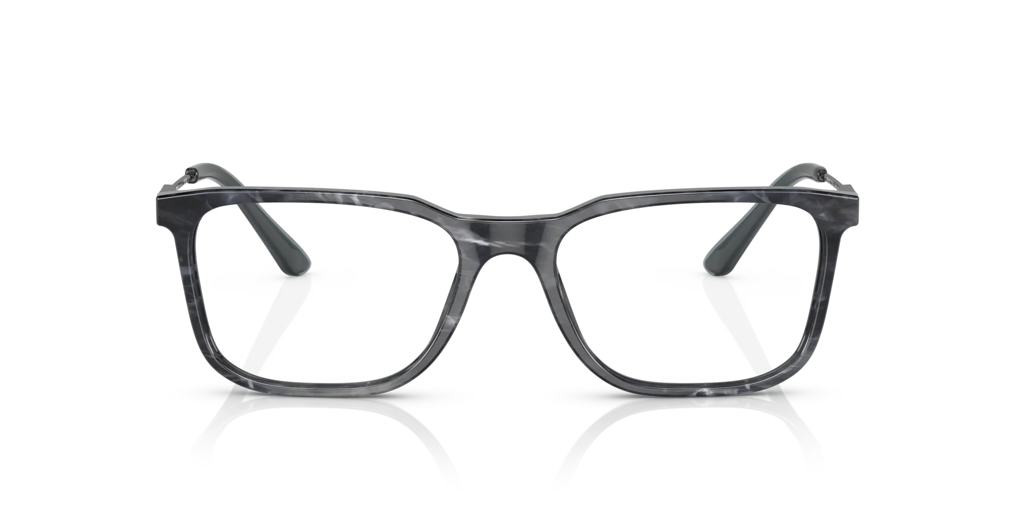 Prada PR 05ZV 13F1O1 Montature da vista Acetato Grigio Squadrata - immagine 3