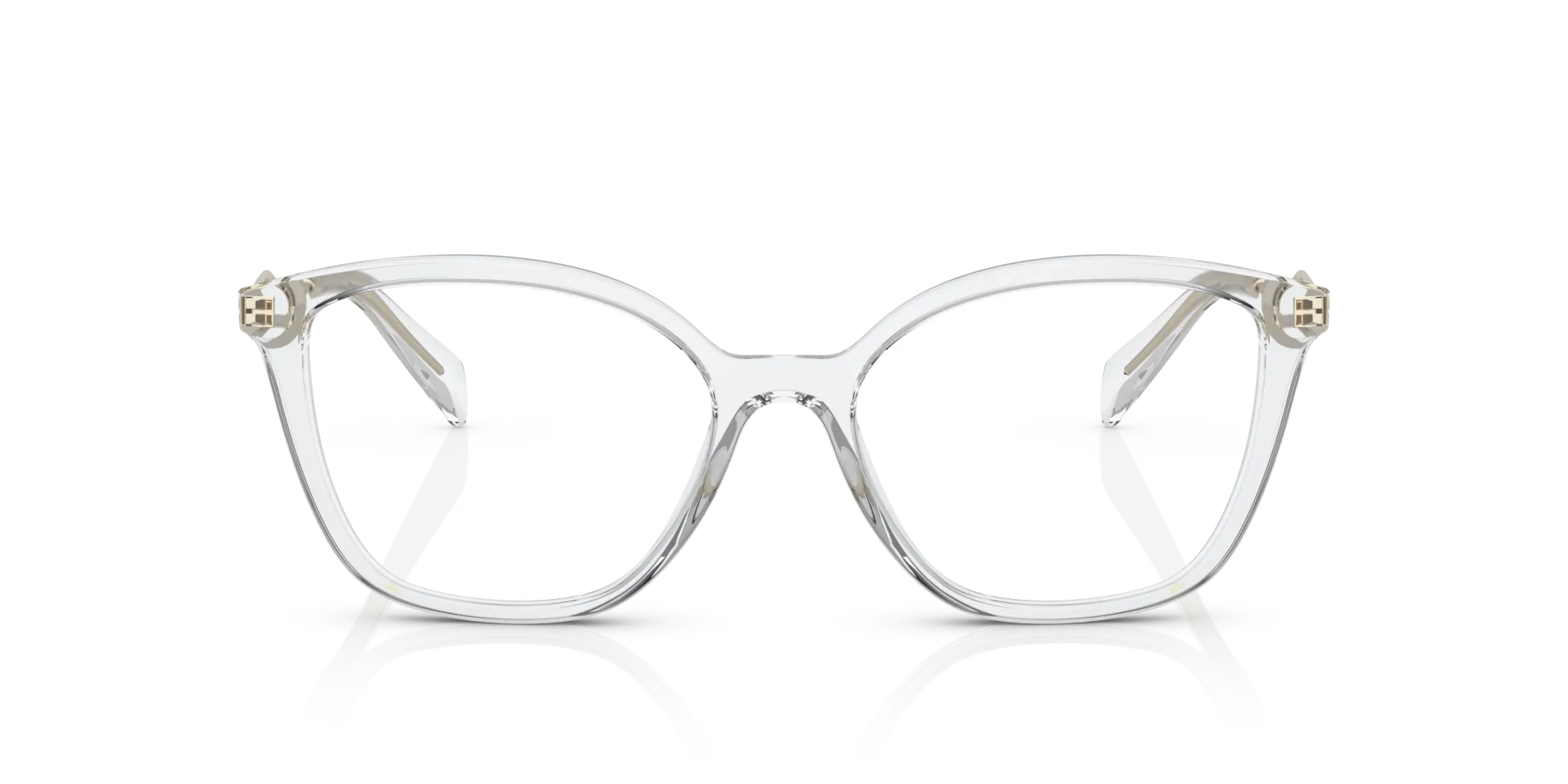 Prada PR 02ZV 2AZ1O1 Montature da vista Acetato Trasparente Trasparente Farfalla Normale - immagine 3