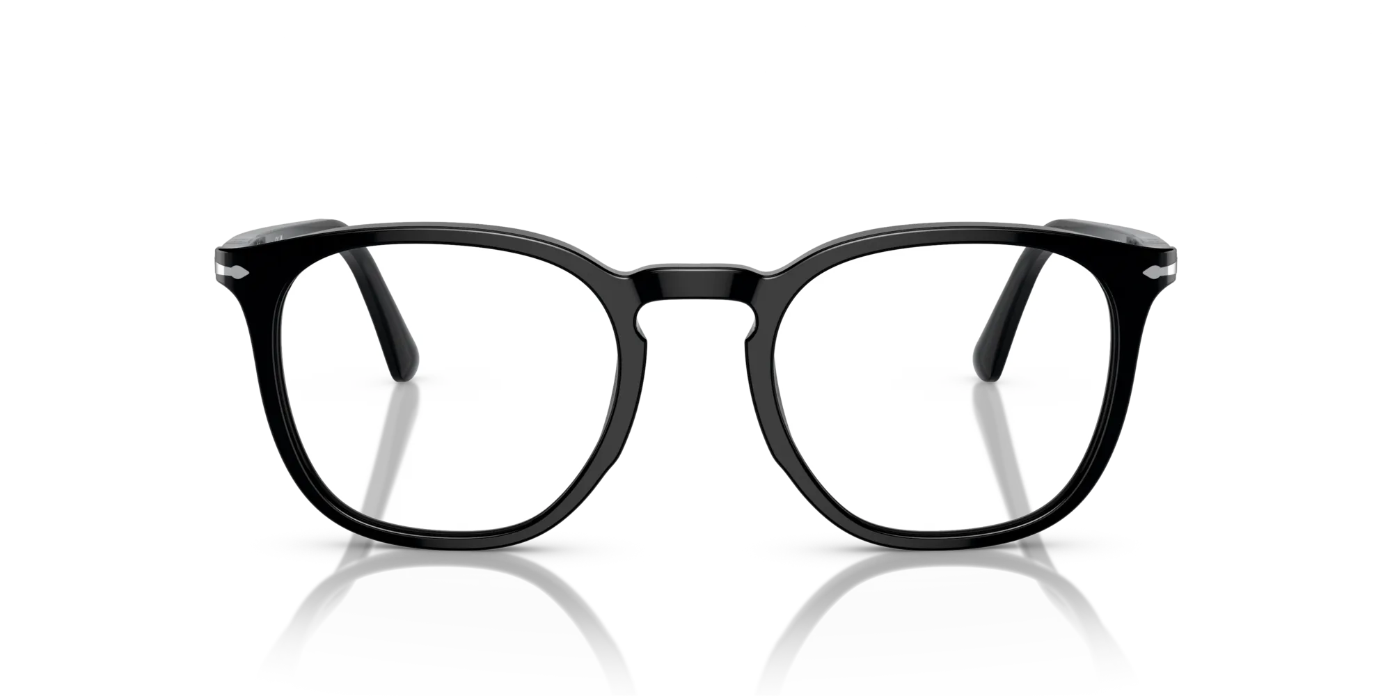 Persol PO3318V 95 Montature da vista Acetato Nero Trasparente Pantos Normale - immagine 3