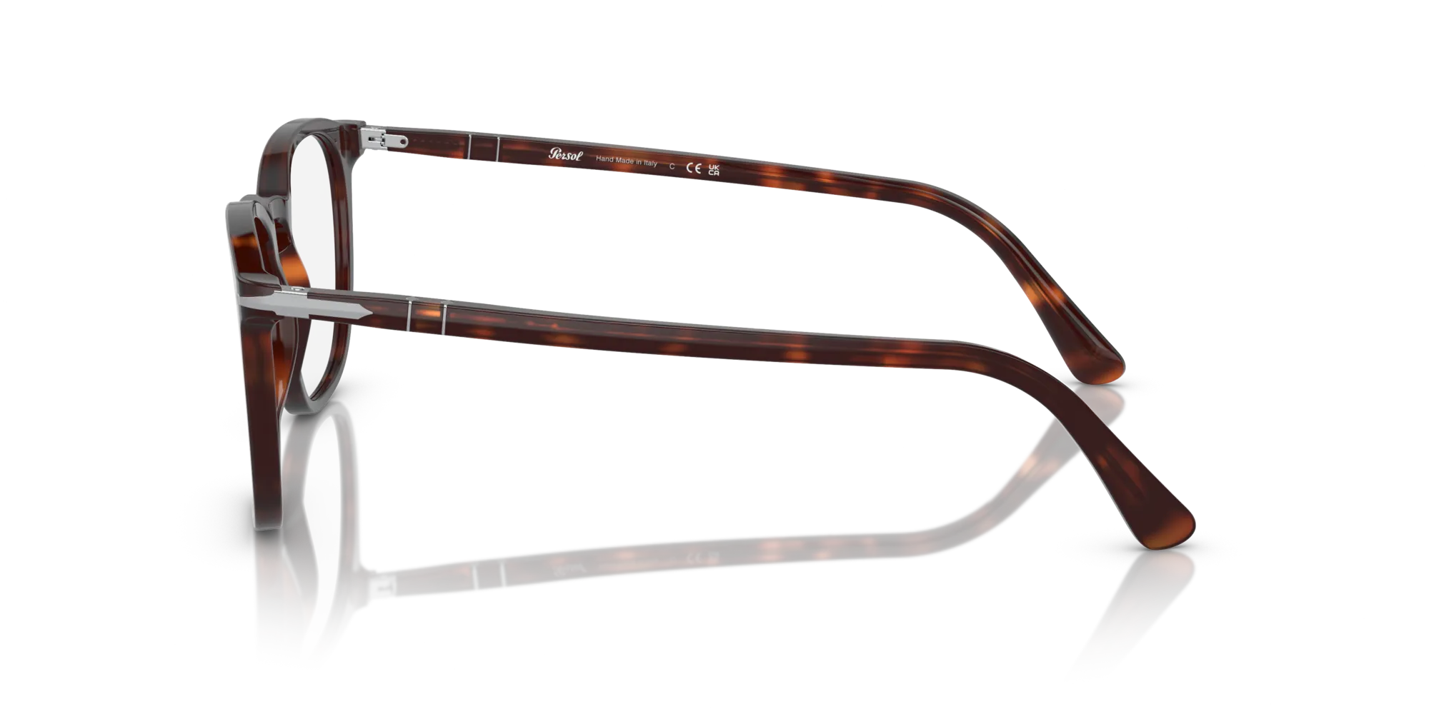 Persol PO3318V 24 Montature da vista Acetato Tartaruga Trasparente Pantos Normale - immagine 4