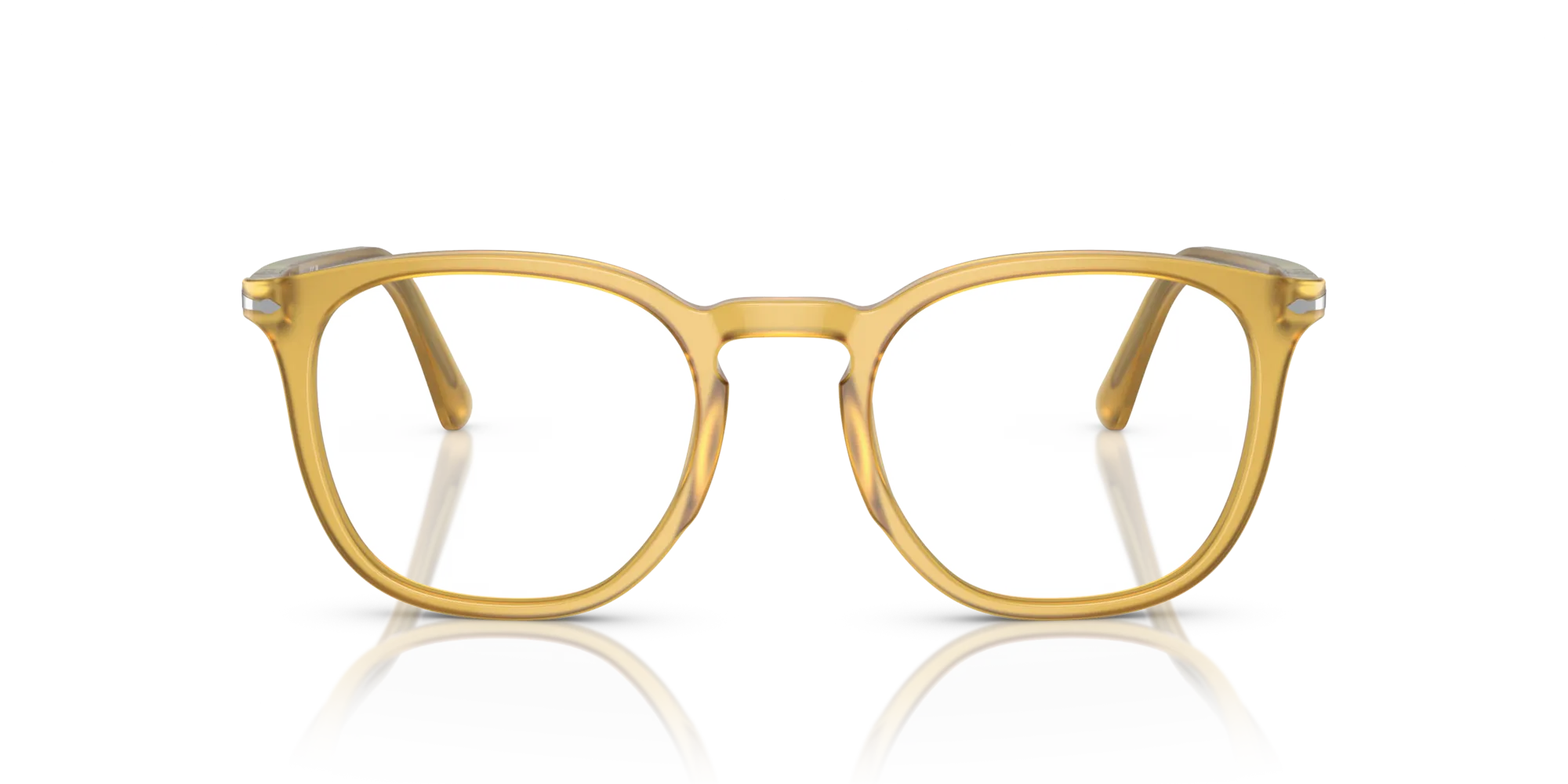 Persol PO3318V 204 Montature da vista Acetato Giallo Trasparente Pantos Normale - immagine 3