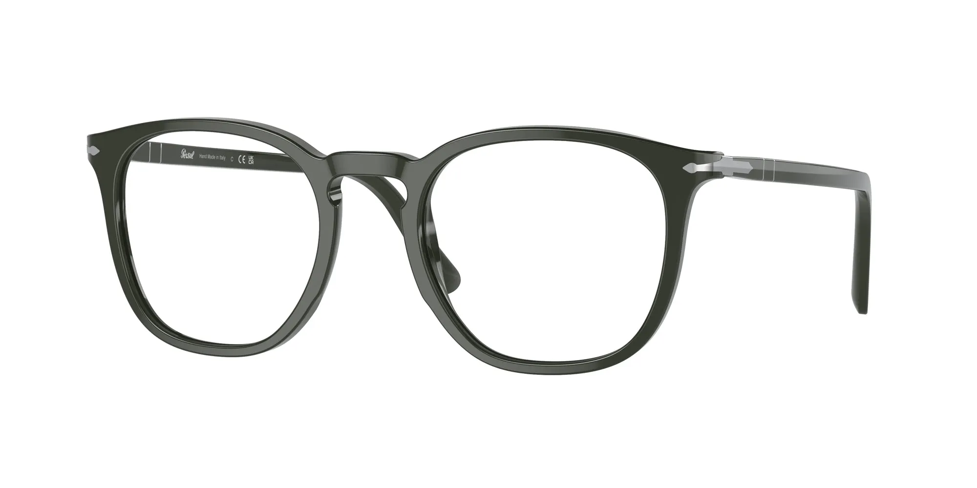 Persol PO3318V 1188 Montature da vista Acetato Verde Trasparente Pantos Normale - immagine 1