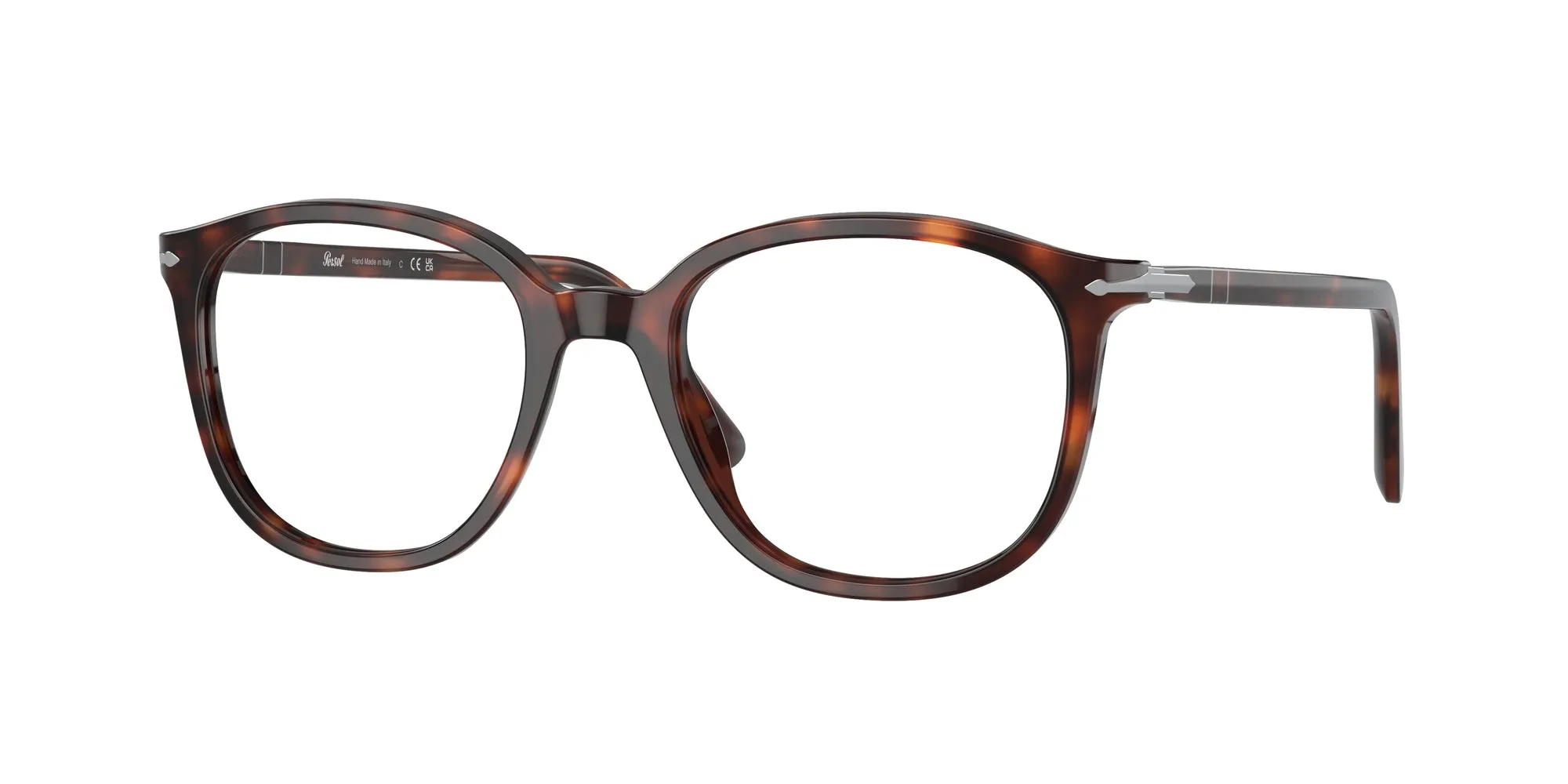 Persol PO3317V 24 Montature da vista Acetato Tartaruga Trasparente Pillow Normale - immagine 1