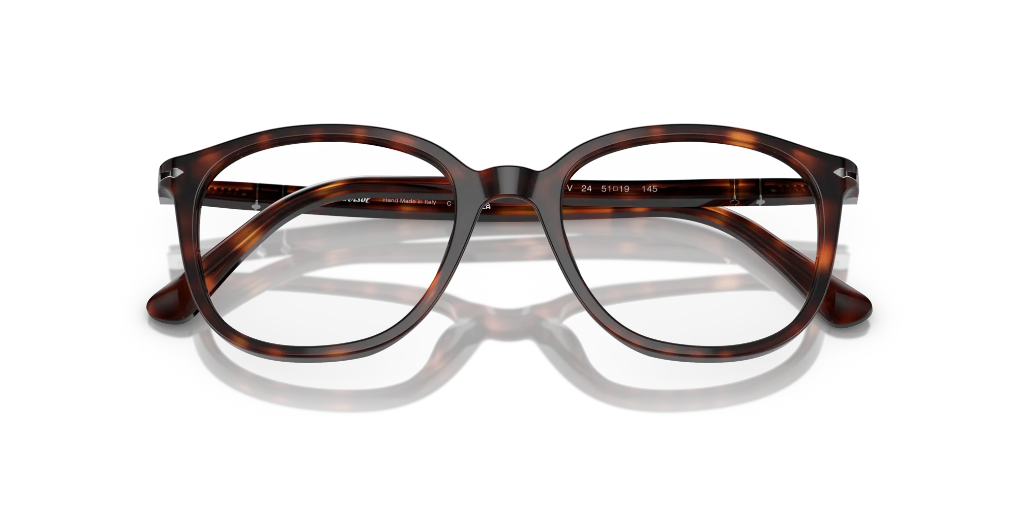 Persol PO3317V 24 Montature da vista Acetato Tartaruga Trasparente Pillow Normale - immagine 2
