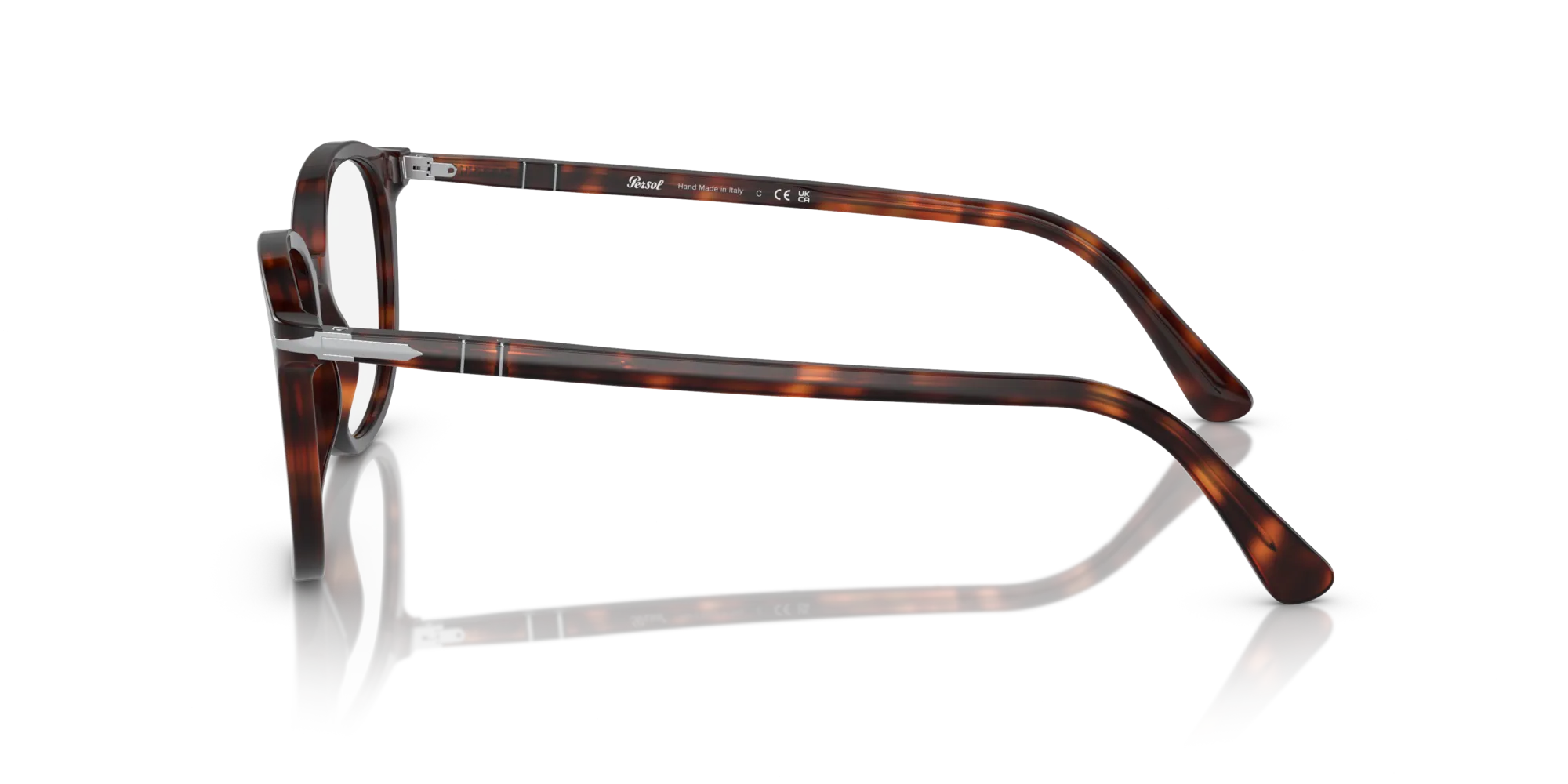 Persol PO3317V 24 Montature da vista Acetato Tartaruga Trasparente Pillow Normale - immagine 4