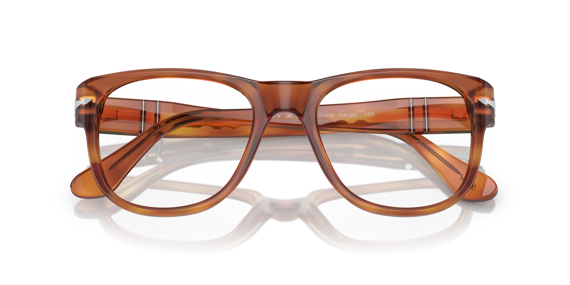 Persol PO3312V 96 Montature da vista Acetato Marrone Trasparente Squadrata Normale - immagine 2