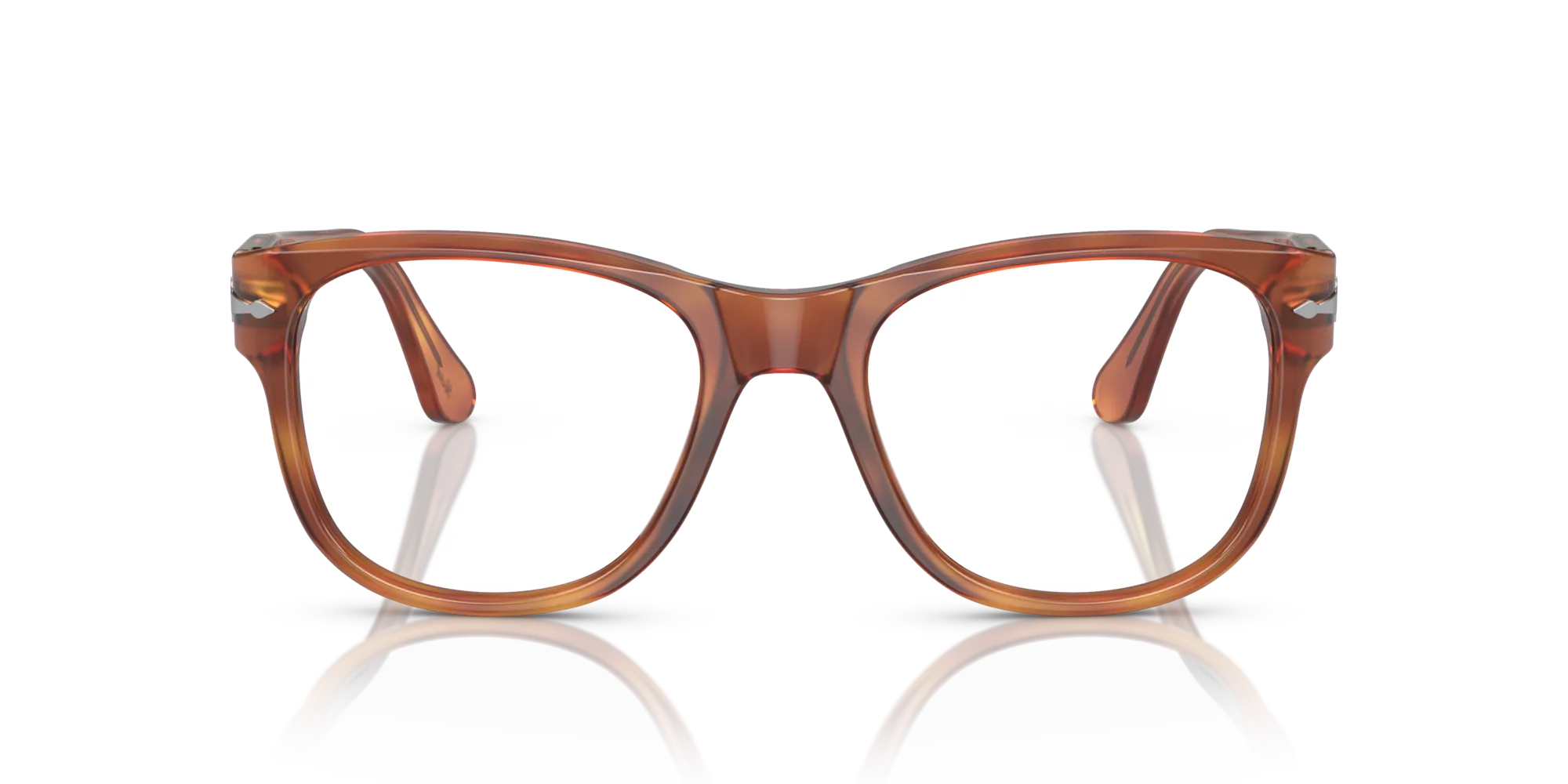 Persol PO3312V 96 Montature da vista Acetato Marrone Trasparente Squadrata Normale - immagine 3