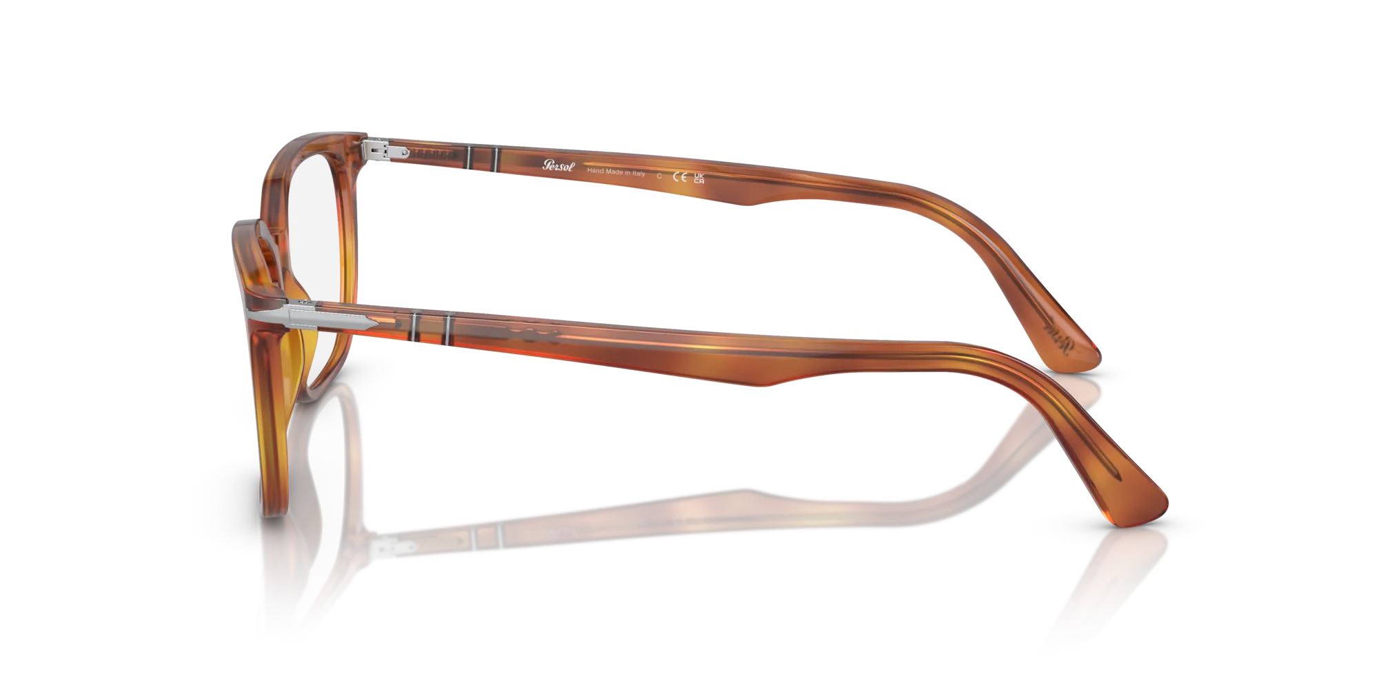 Persol PO3298V 96 Montature da vista Acetato Marrone Trasparente Squadrata Normale - immagine 4