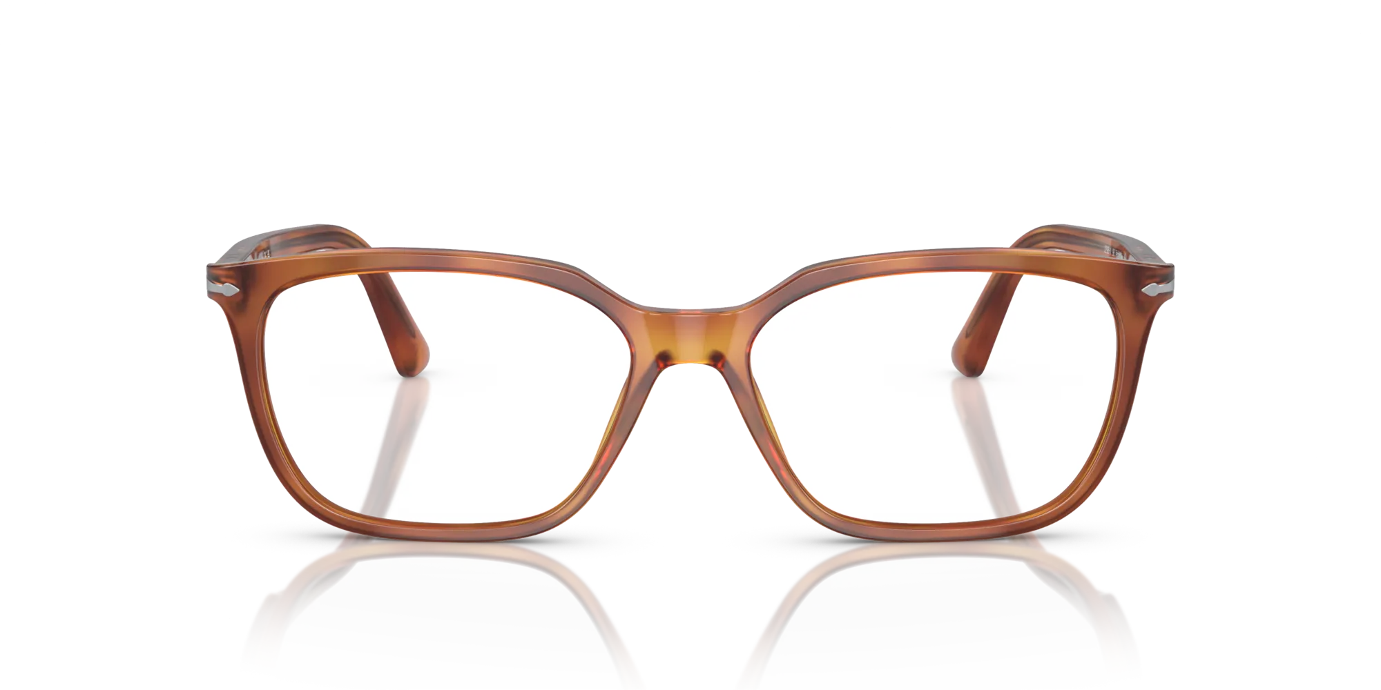 Persol PO3298V 96 Montature da vista Acetato Marrone Trasparente Squadrata Normale - immagine 3