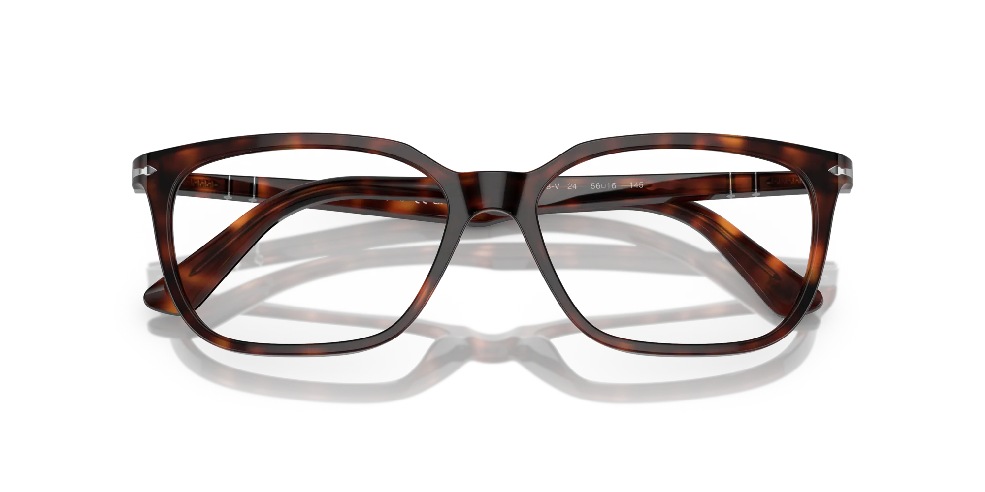 Persol PO3298V 24 Montature da vista Acetato Tartaruga Trasparente Squadrata Normale - immagine 2