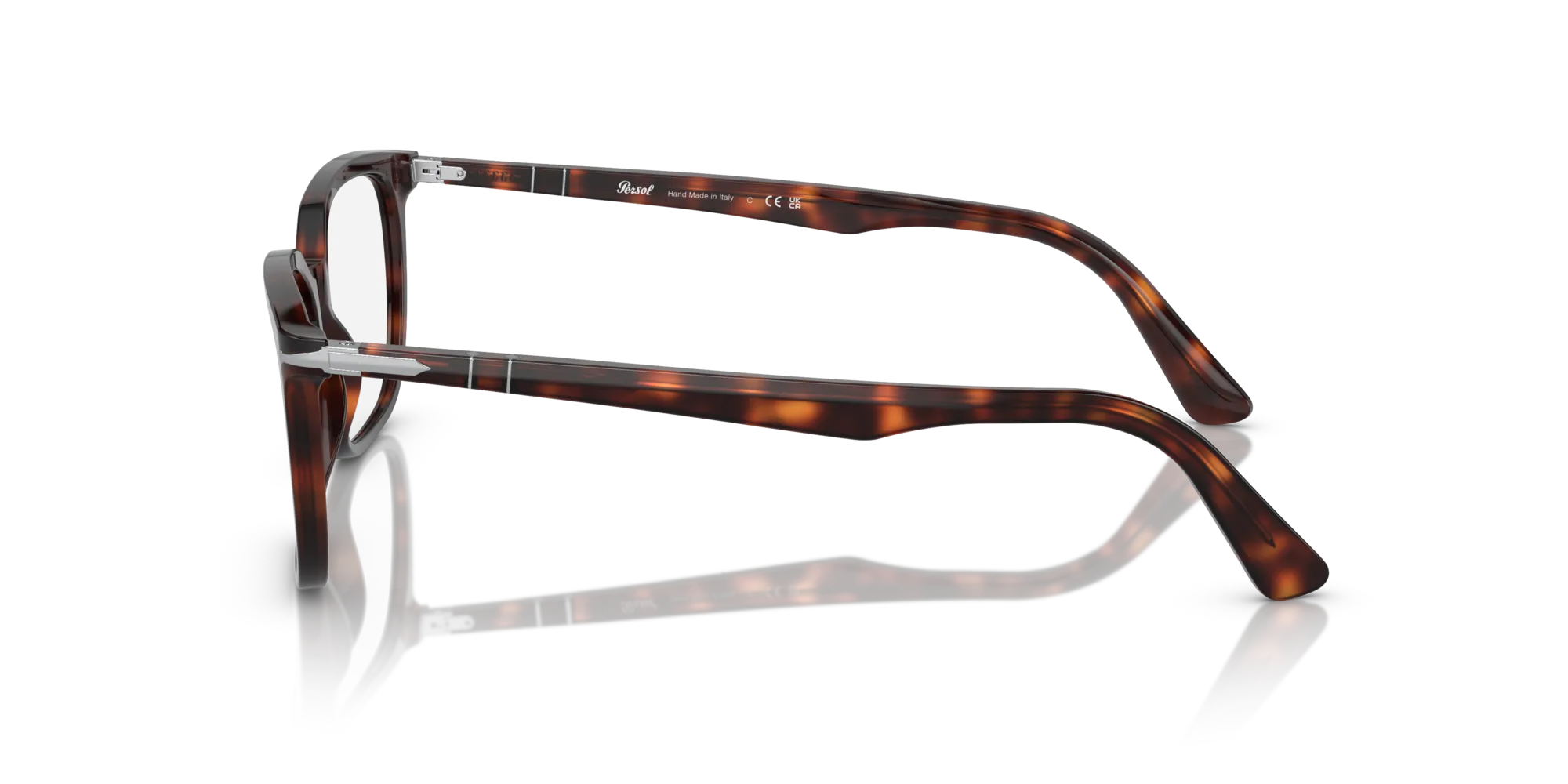Persol PO3298V 24 Montature da vista Acetato Tartaruga Trasparente Squadrata Normale - immagine 4