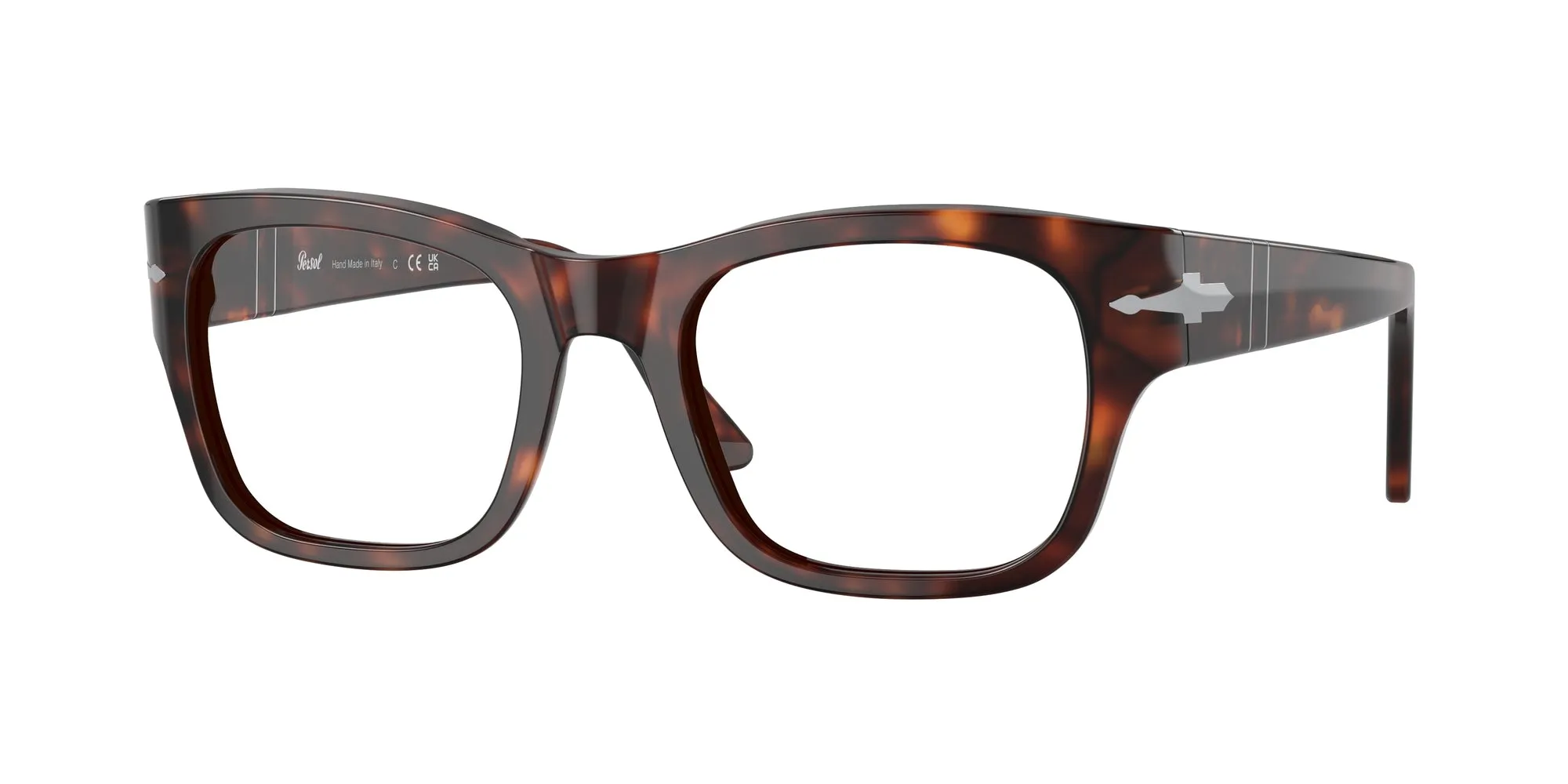 Persol PO3297V 24 Montature da vista Acetato Tartaruga Trasparente Squadrata Normale - immagine 1